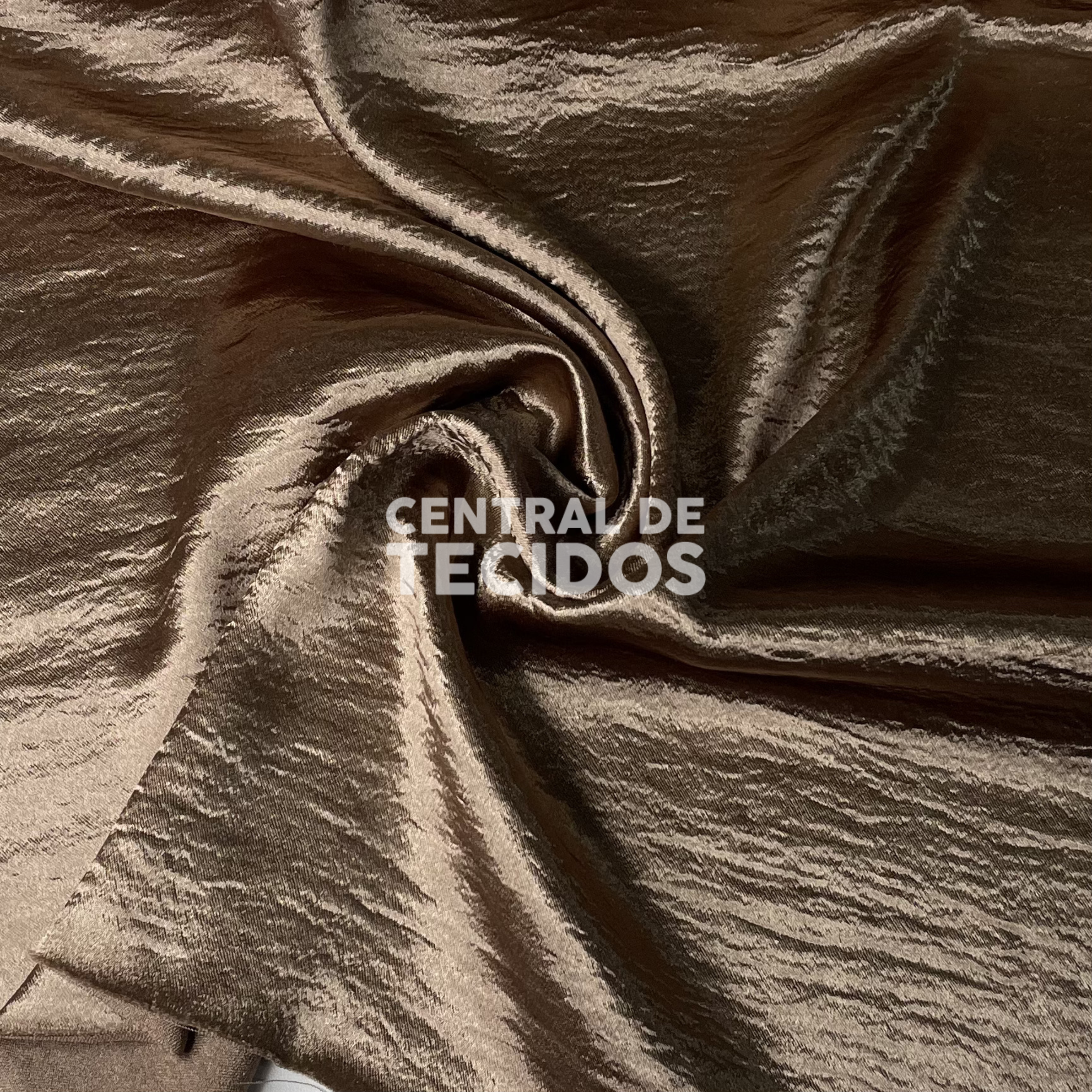 Crepe Satin Glamour Dourado
