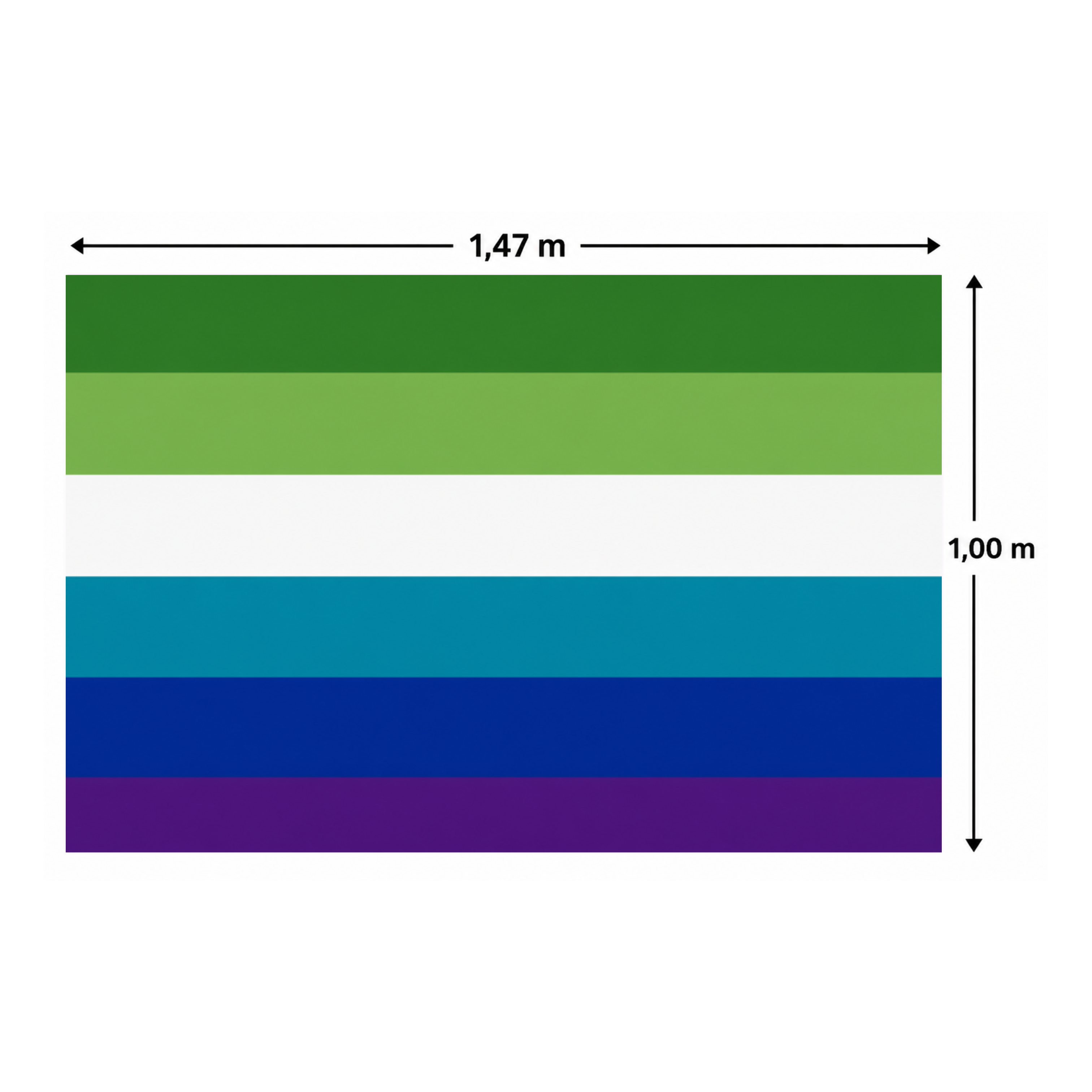 Bandeira em Microtel Orgulho Gay