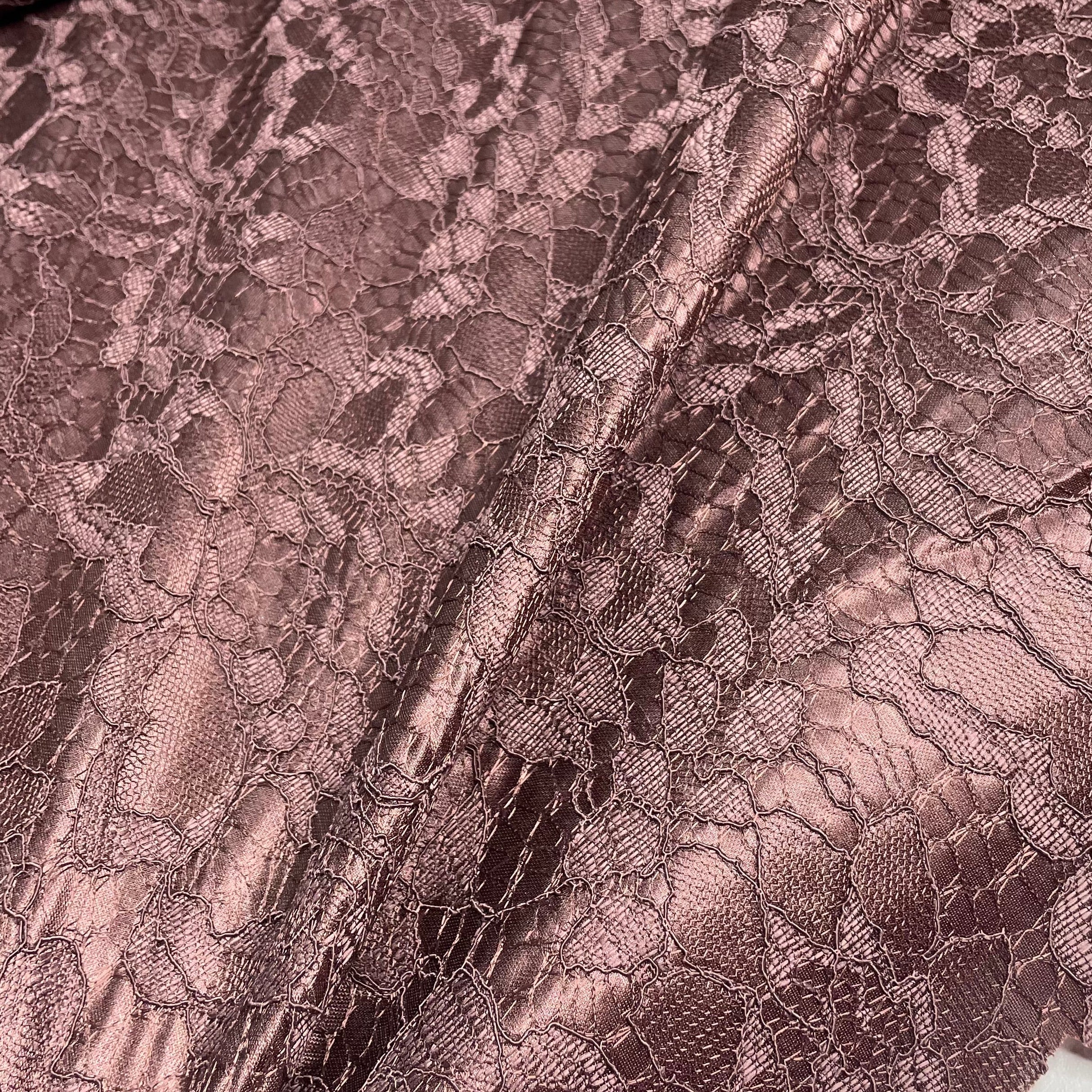Renda Hope Lace Dublada com Cetim Marrom