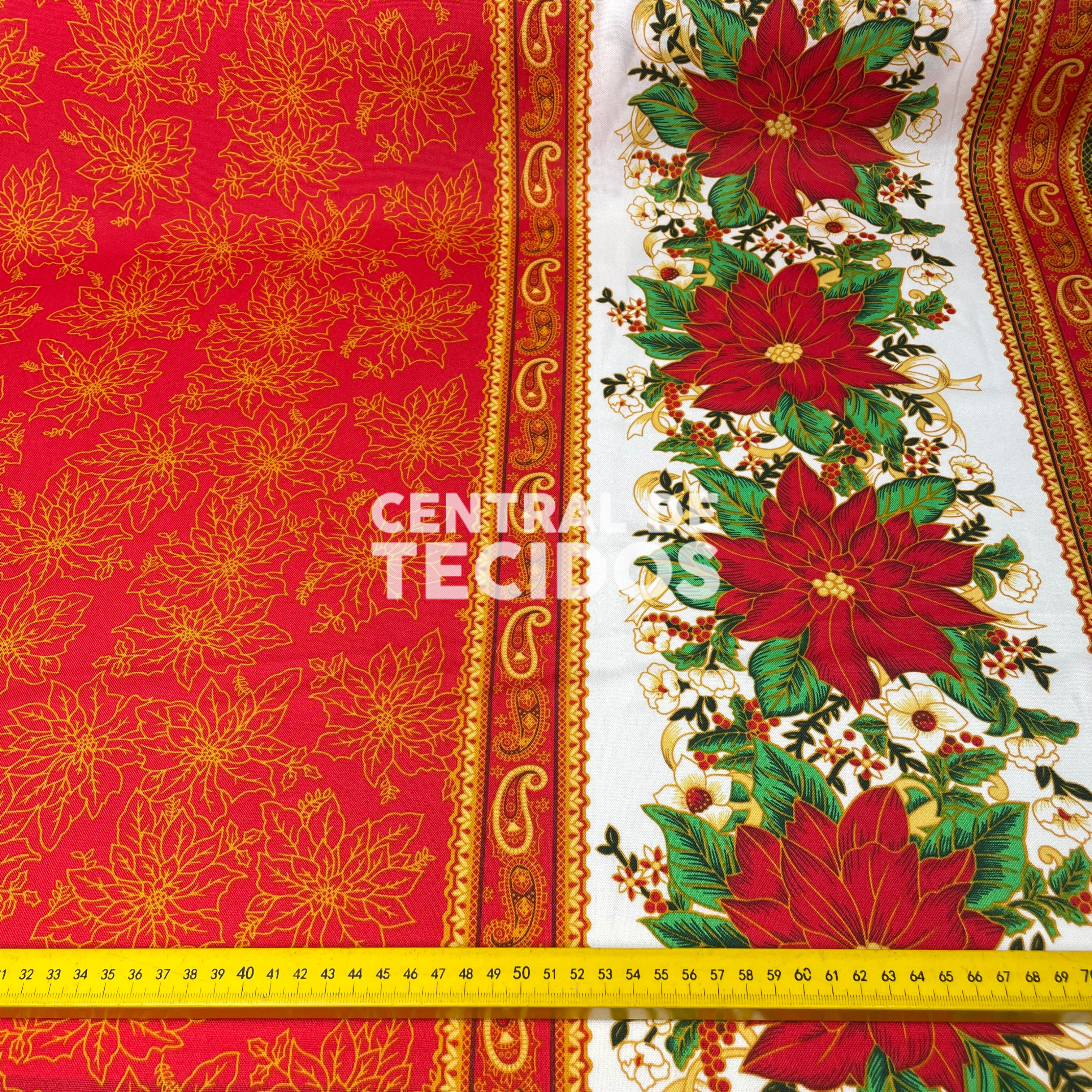 Oxford Natalino Natal Imperial Vermelho