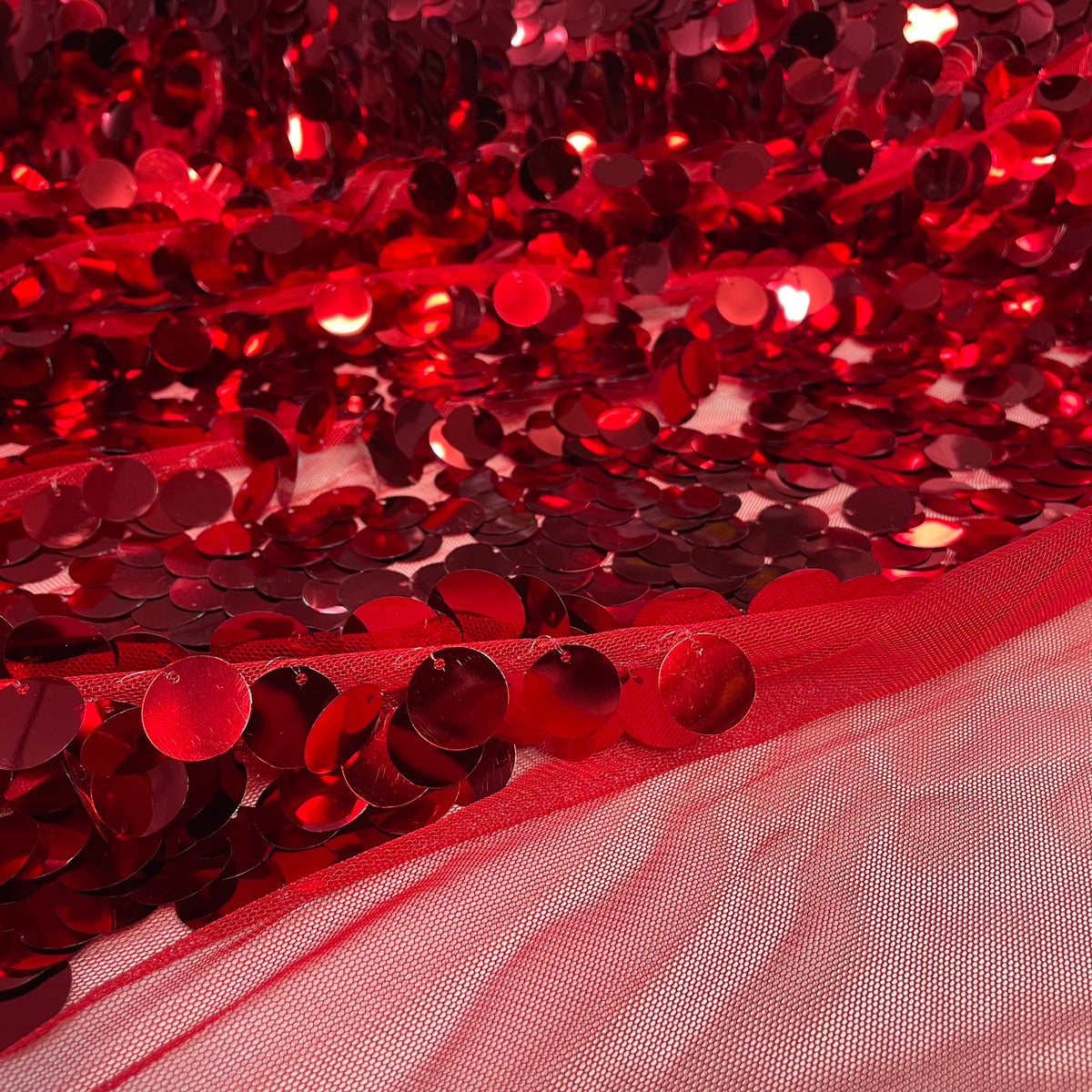 Paetê Majestic Holográfico Vermelho