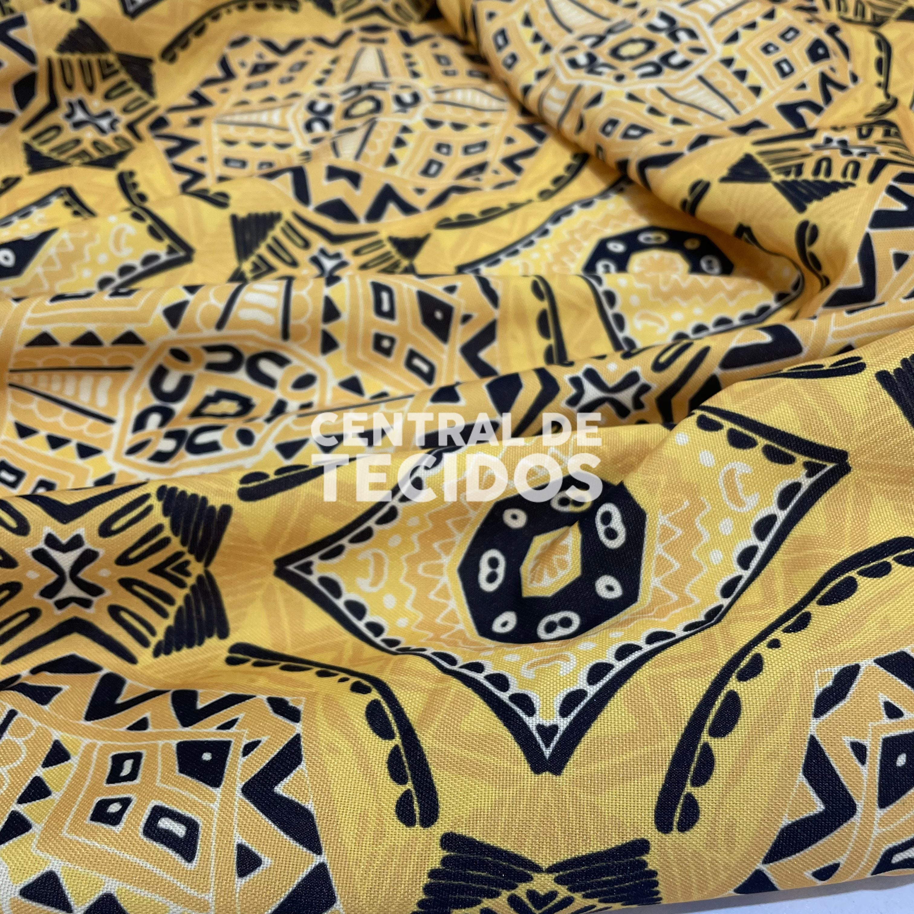 Oxford Digital Mandalas Amarelo e Preto