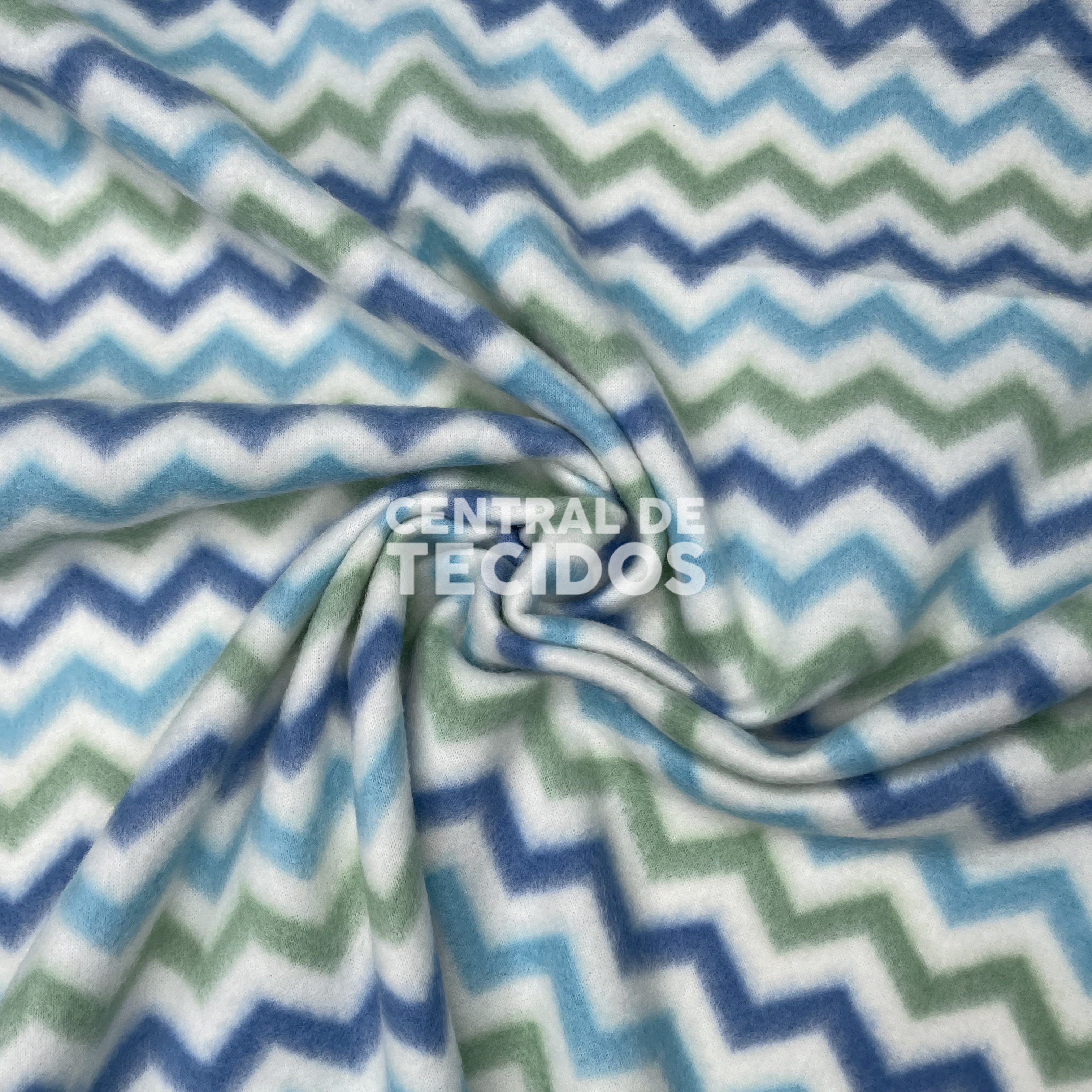 Soft Térmico Zig Zag Azul e Verde