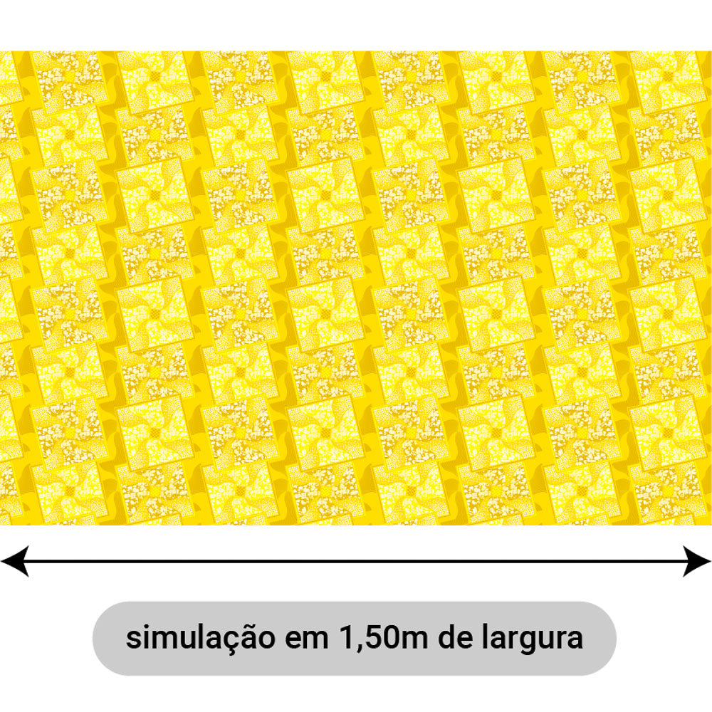 Oxford Digital Cataventos Amarelo Vibrante