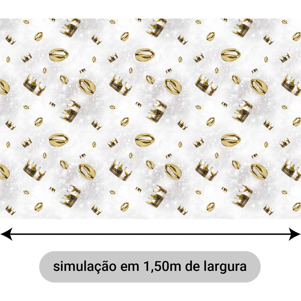 Oxford Digital Oxalá Coroas e Buzios Dourados M
