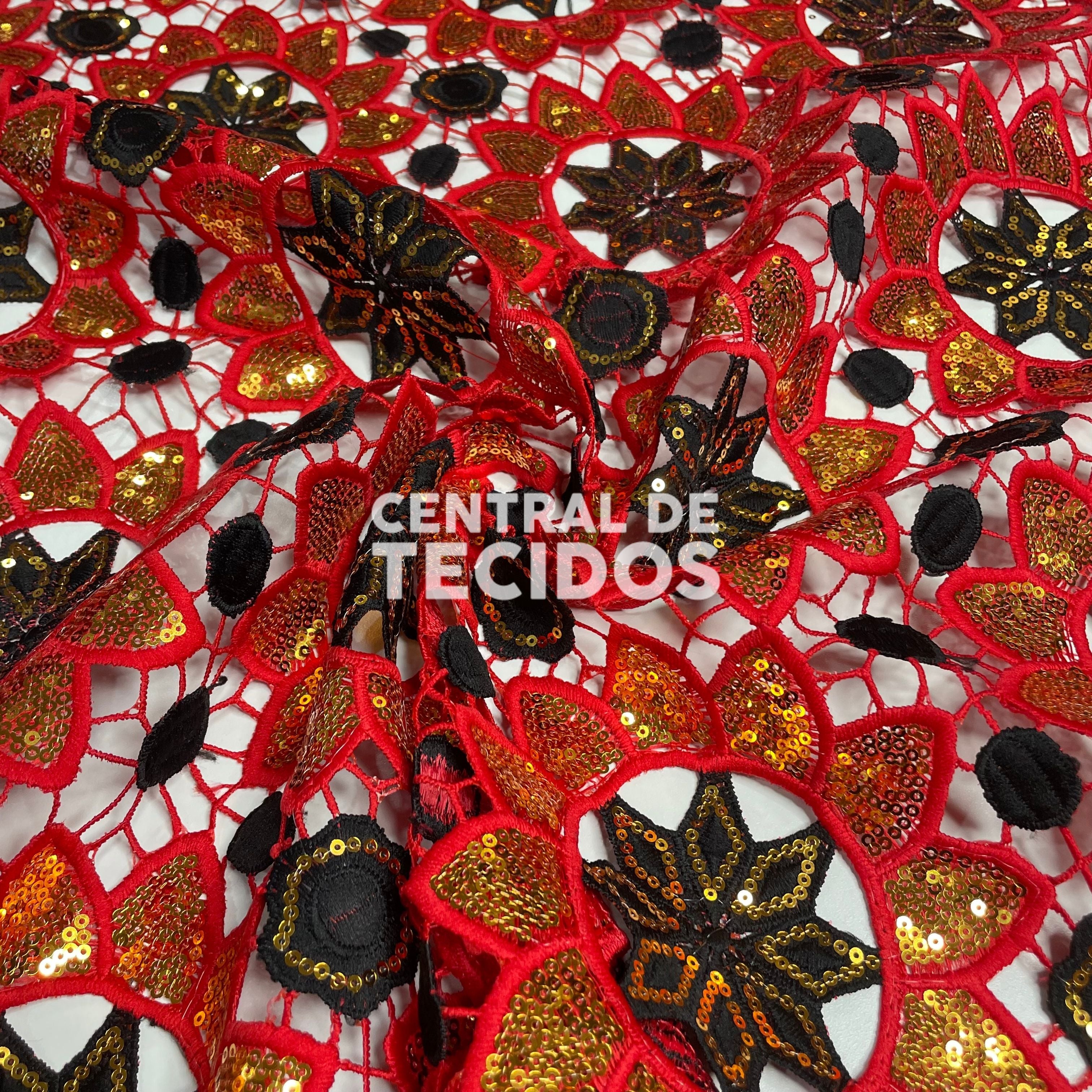 Guipir Kigali Preto e Vermelho