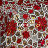 Guipir Kigali Vermelho e Dourado
