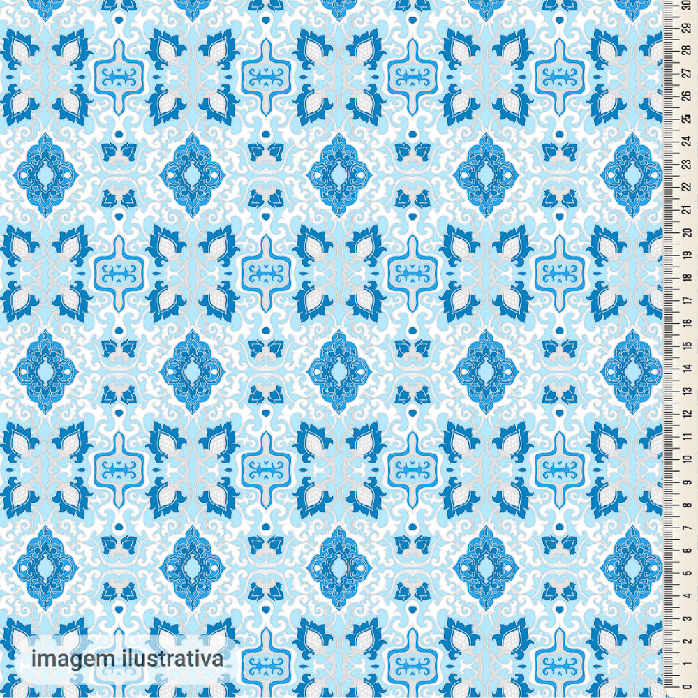 Oxford Digital Mosaico Barroco Azul