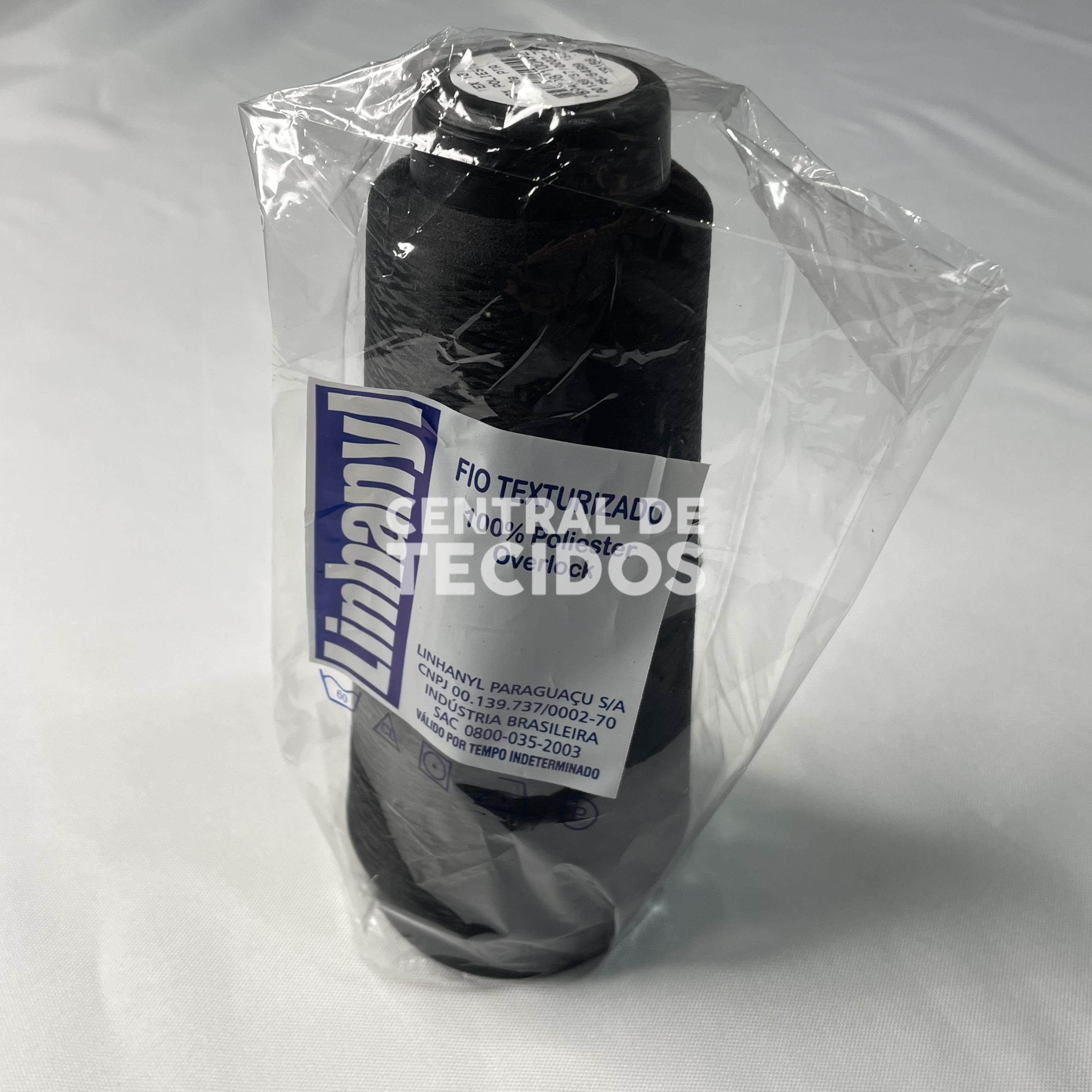 Fio Overlock 100g Linhanyl Preto