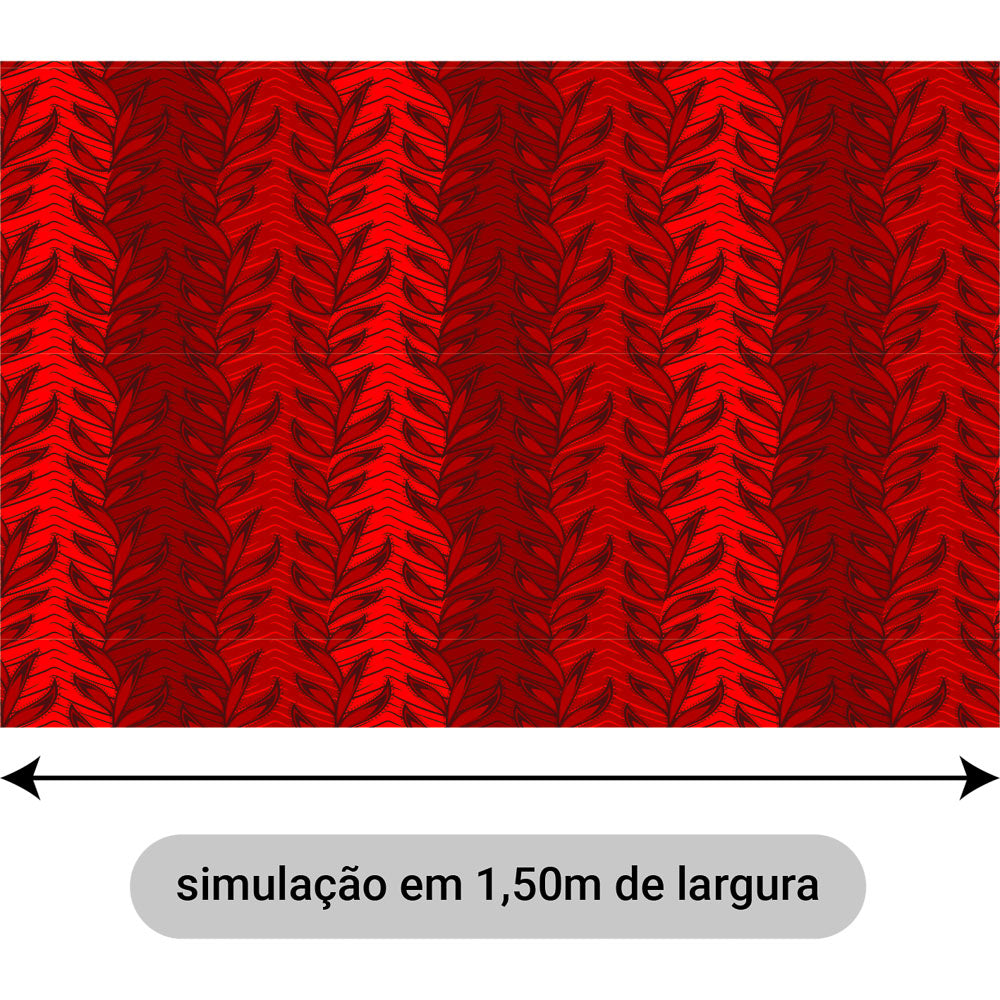 Oxford Digital Ramos da Noite Vermelho
