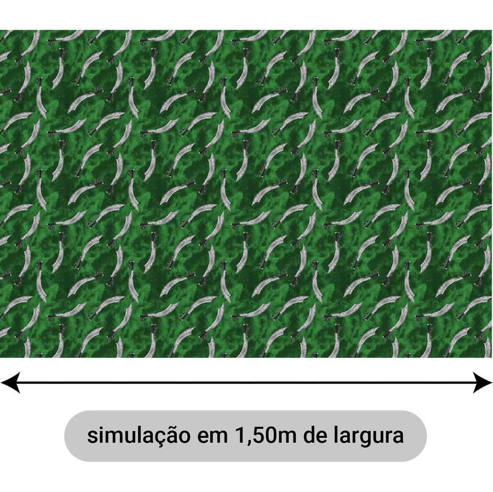Oxford Digital Espada de Ogum Fundo Verde