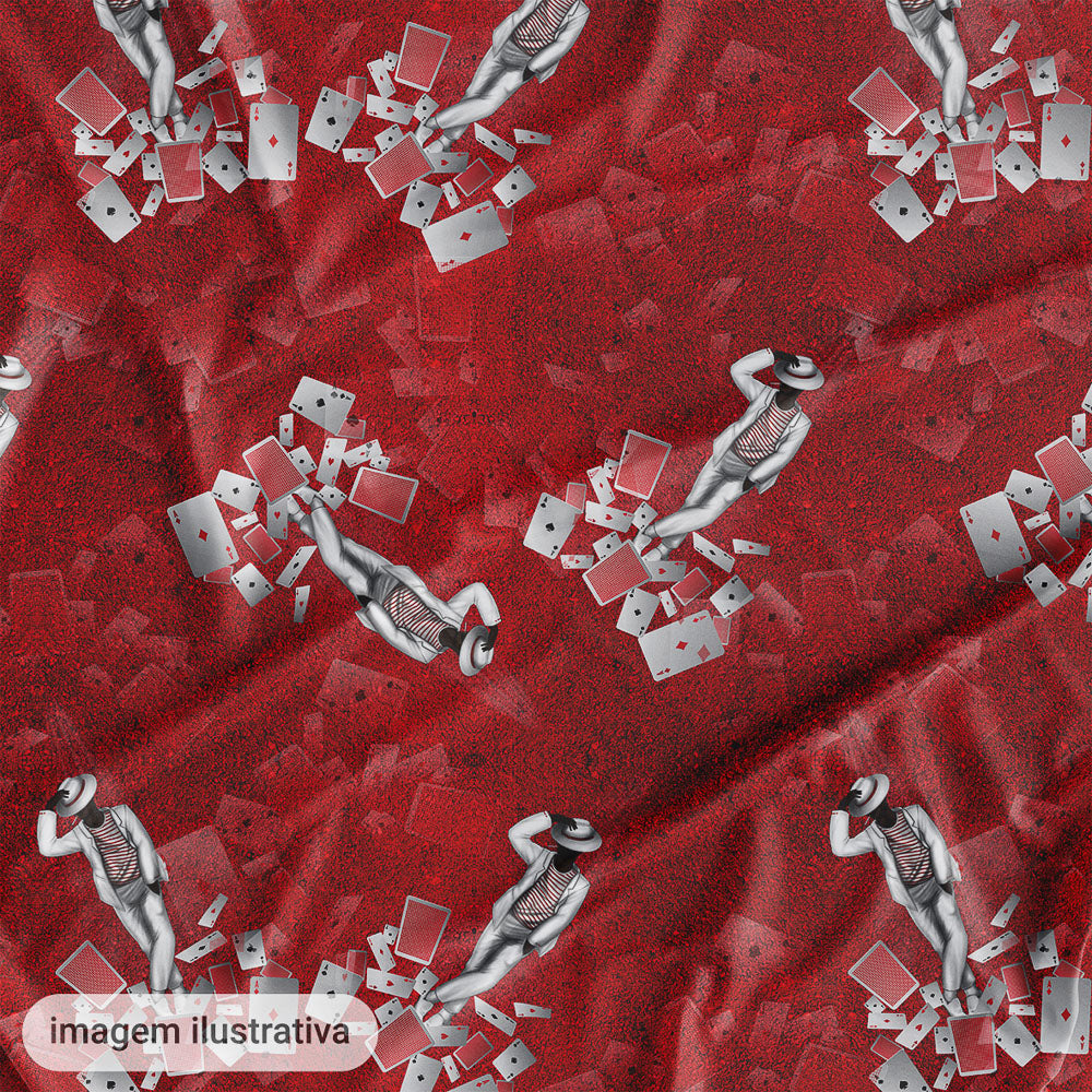 Oxford Digital Manto de Zé Pelintra Fundo Vermelho