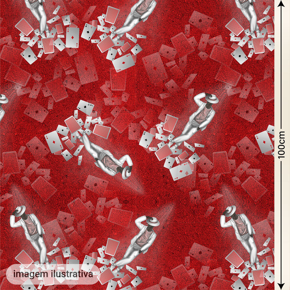 Oxford Digital Manto de Zé Pelintra Fundo Vermelho