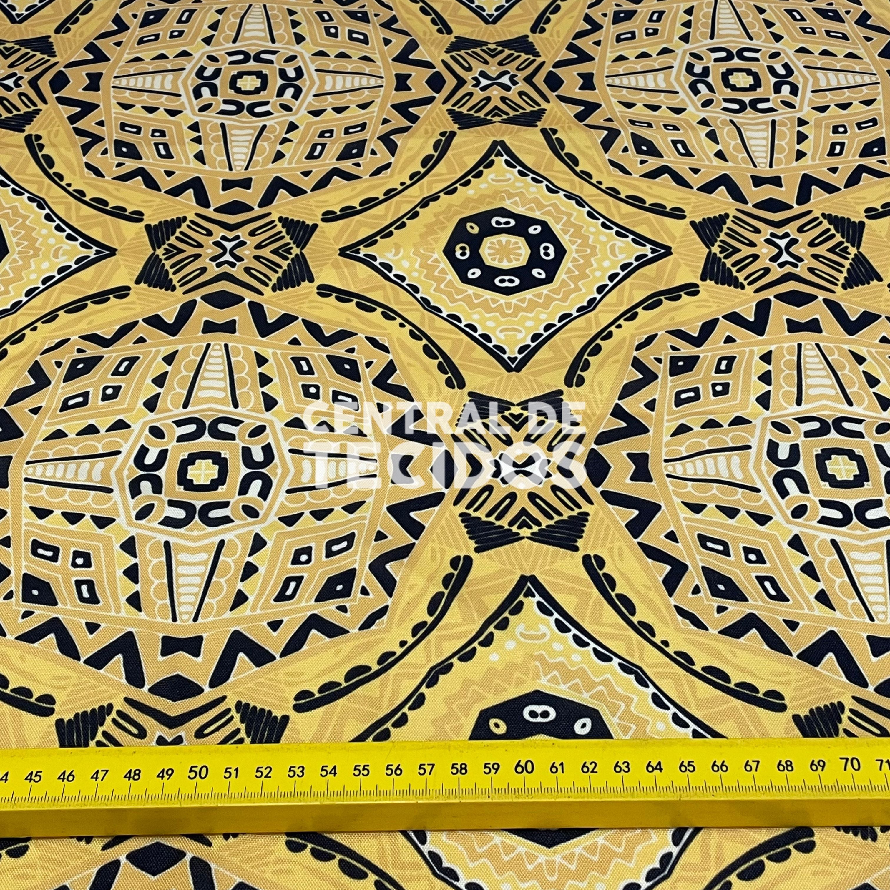 Oxford Digital Mandalas Amarelo e Preto