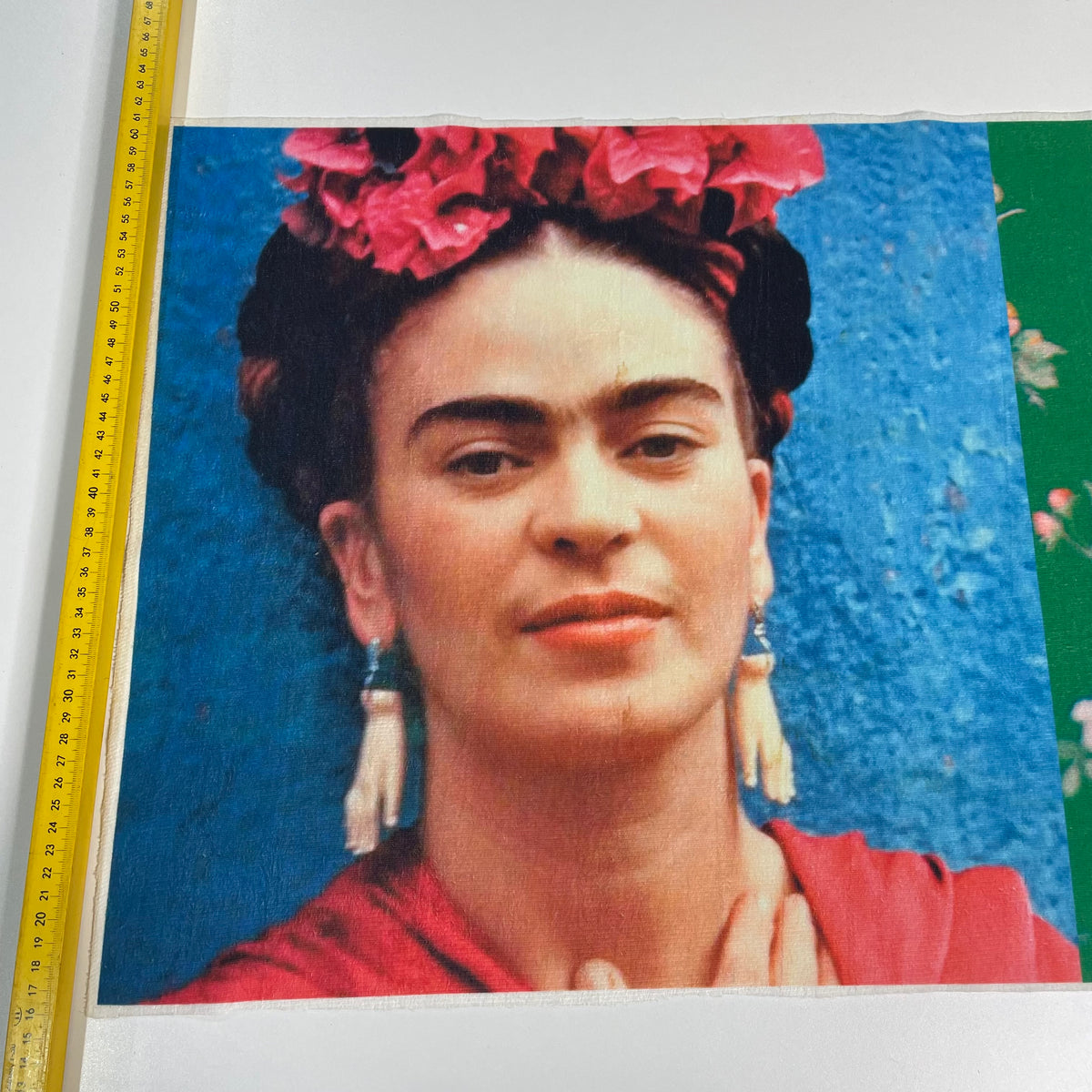 Veludo Suede Digital Frida Kahlo 02 50x50