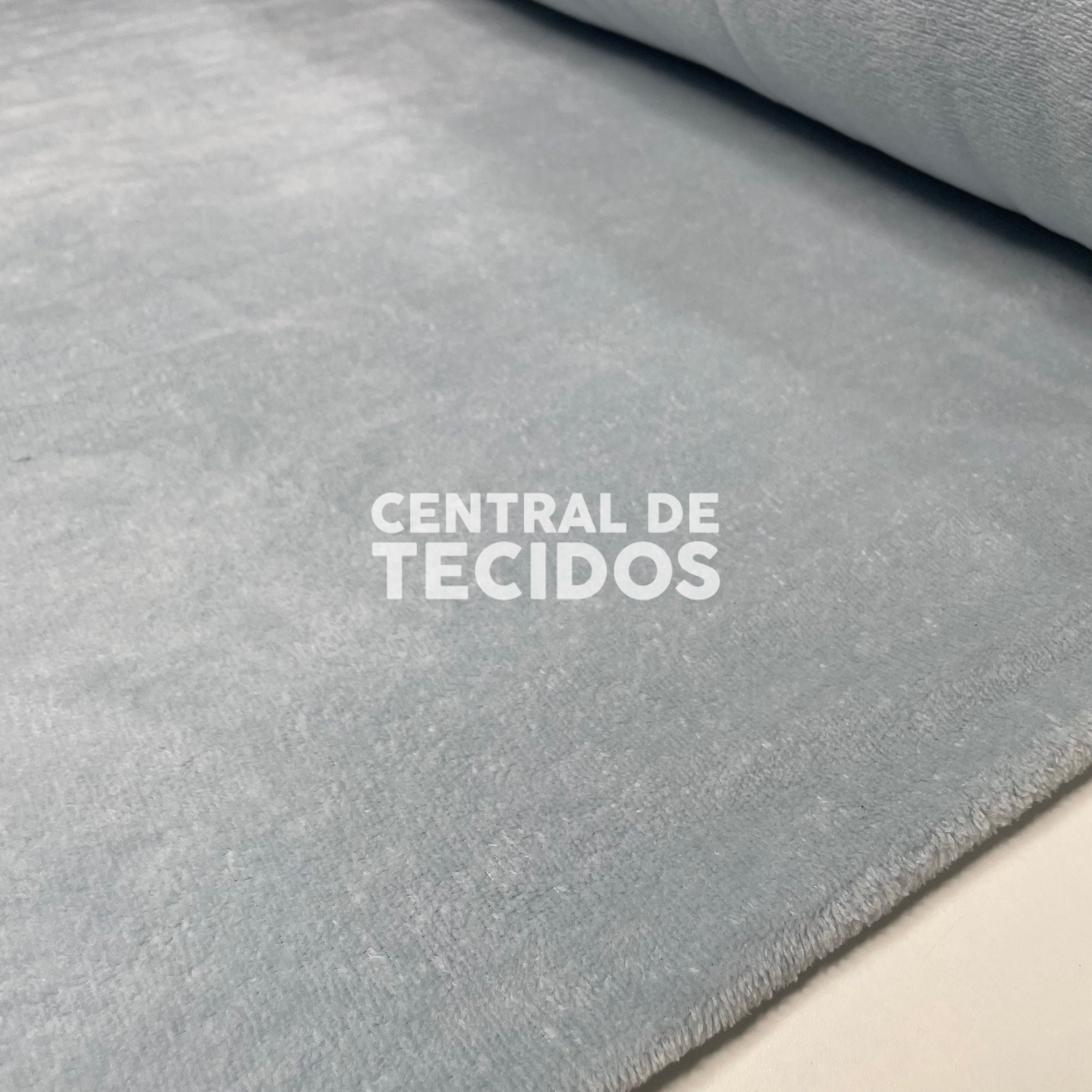 Fleece Liso Azul Bebê