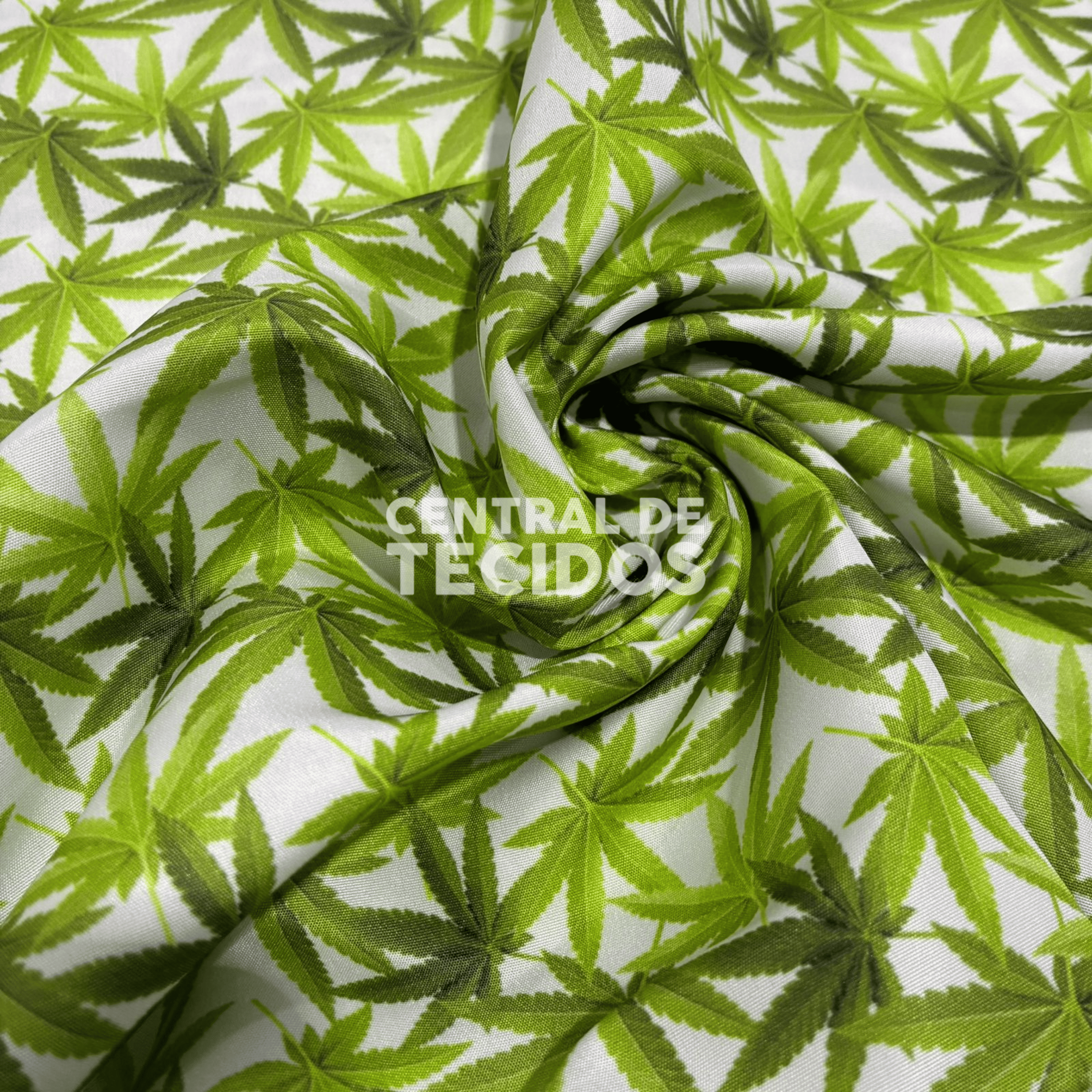 Microtel Digital Folha Cannabis Fundo Branco