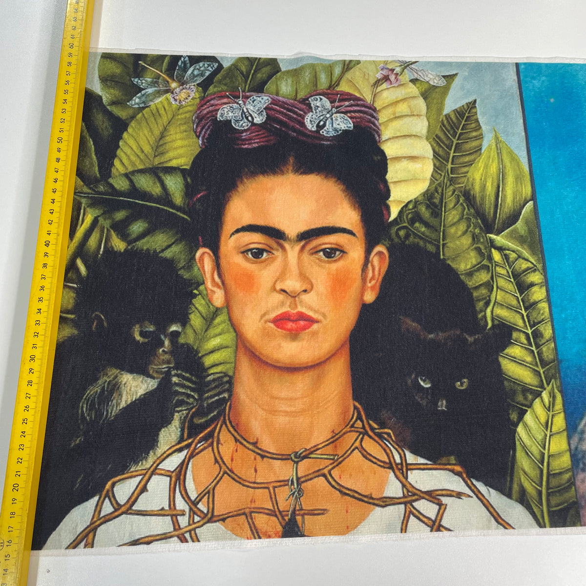 Veludo Suede Digital Frida Kahlo 03 50x50