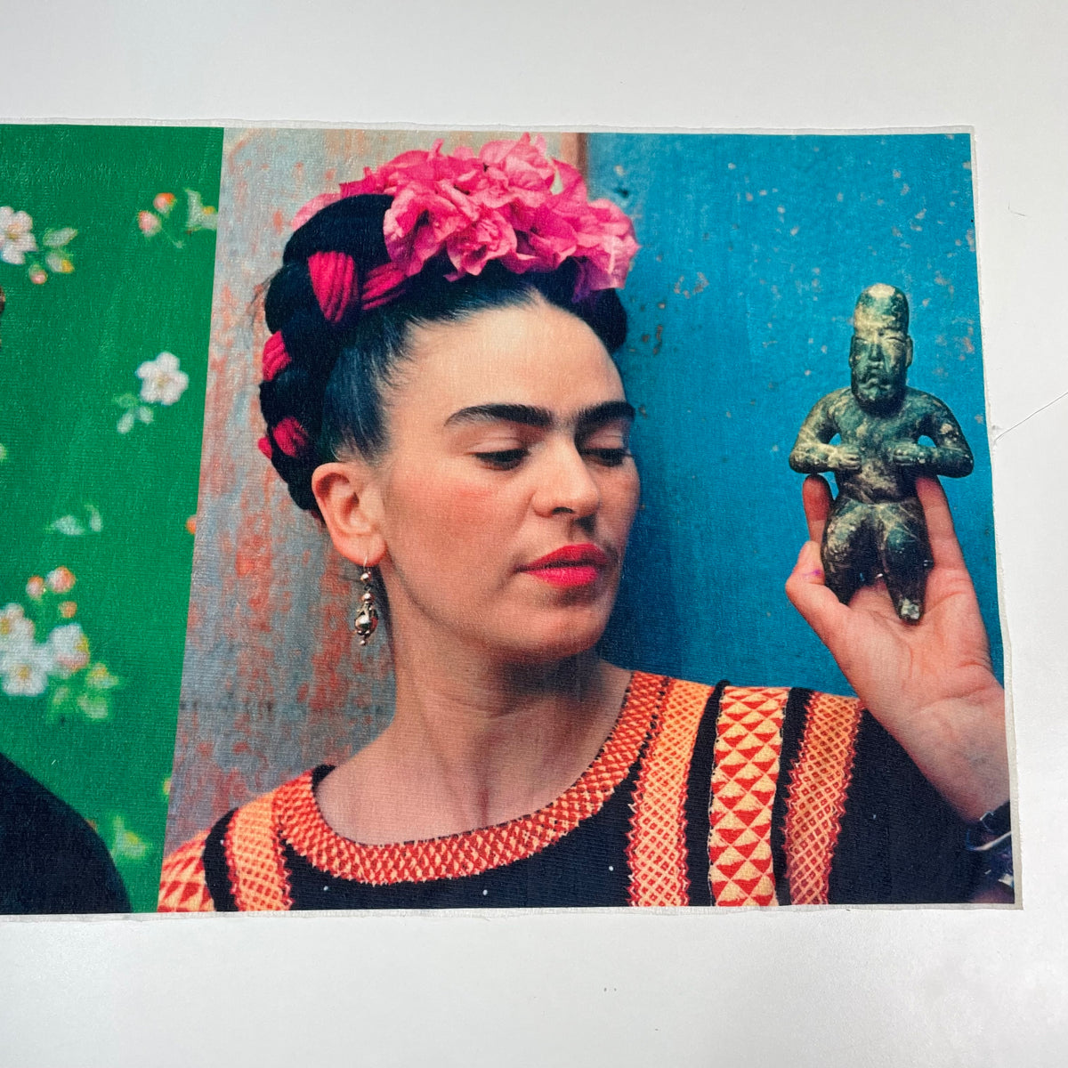 Veludo Suede Digital Frida Kahlo 02 50x50