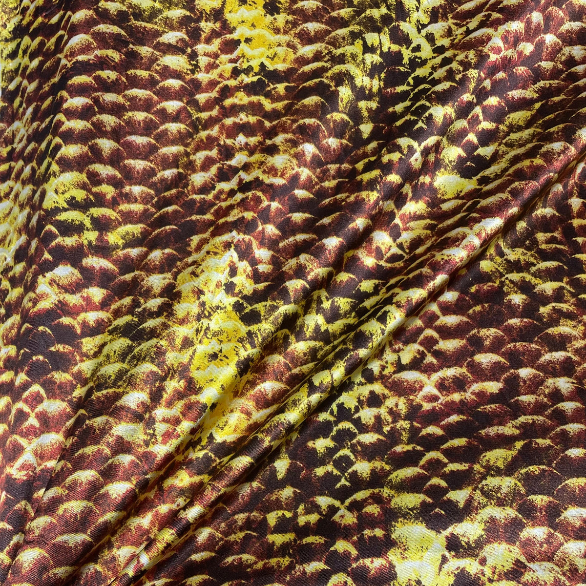 Cetim Estampado Animal Print Gold