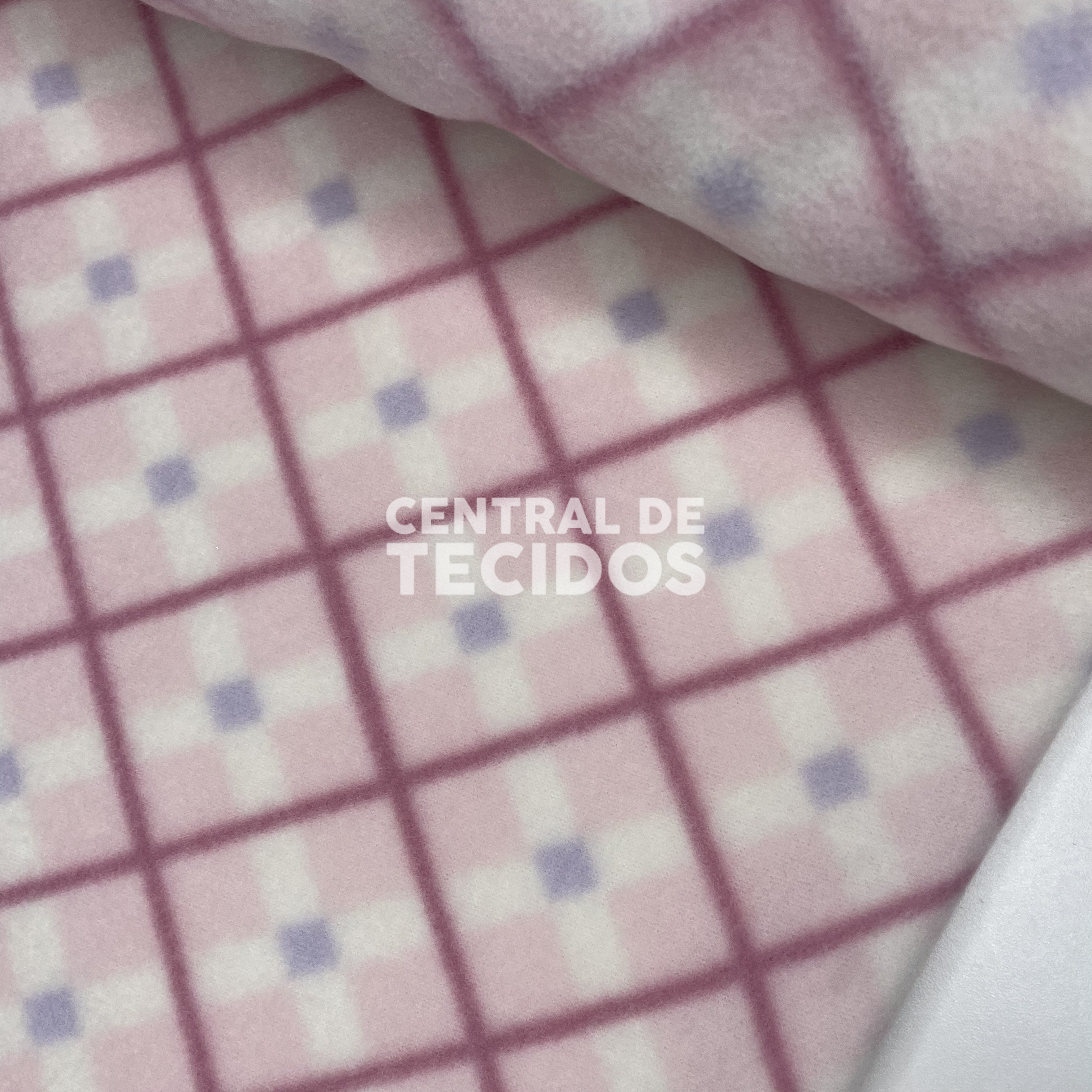 Soft Térmico Xadrez Rosa