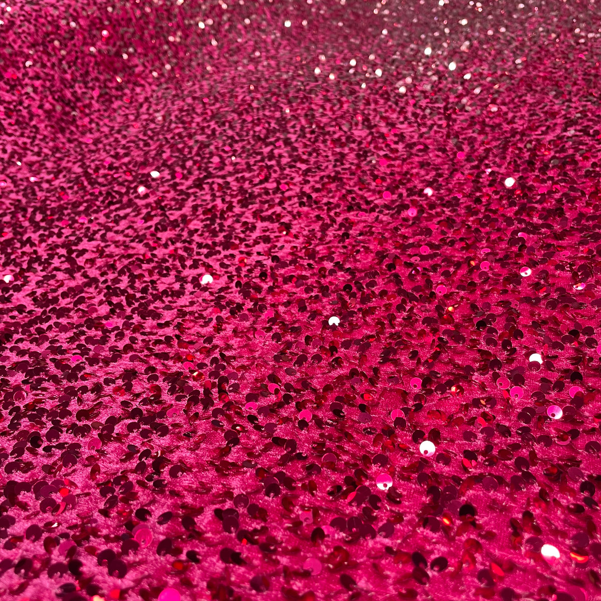 Veludo Paetê Degradê Rosa e Prata