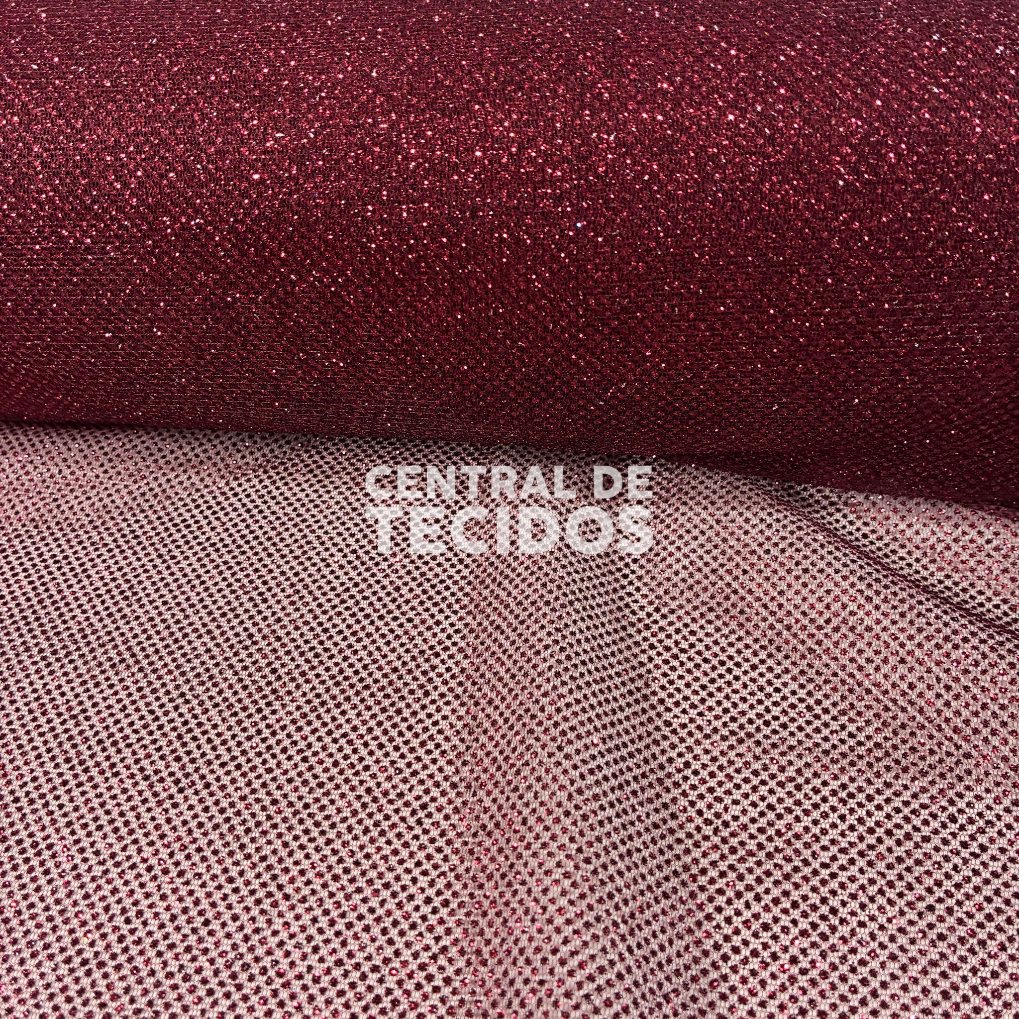 Tule Glitter Firework Bordeaux