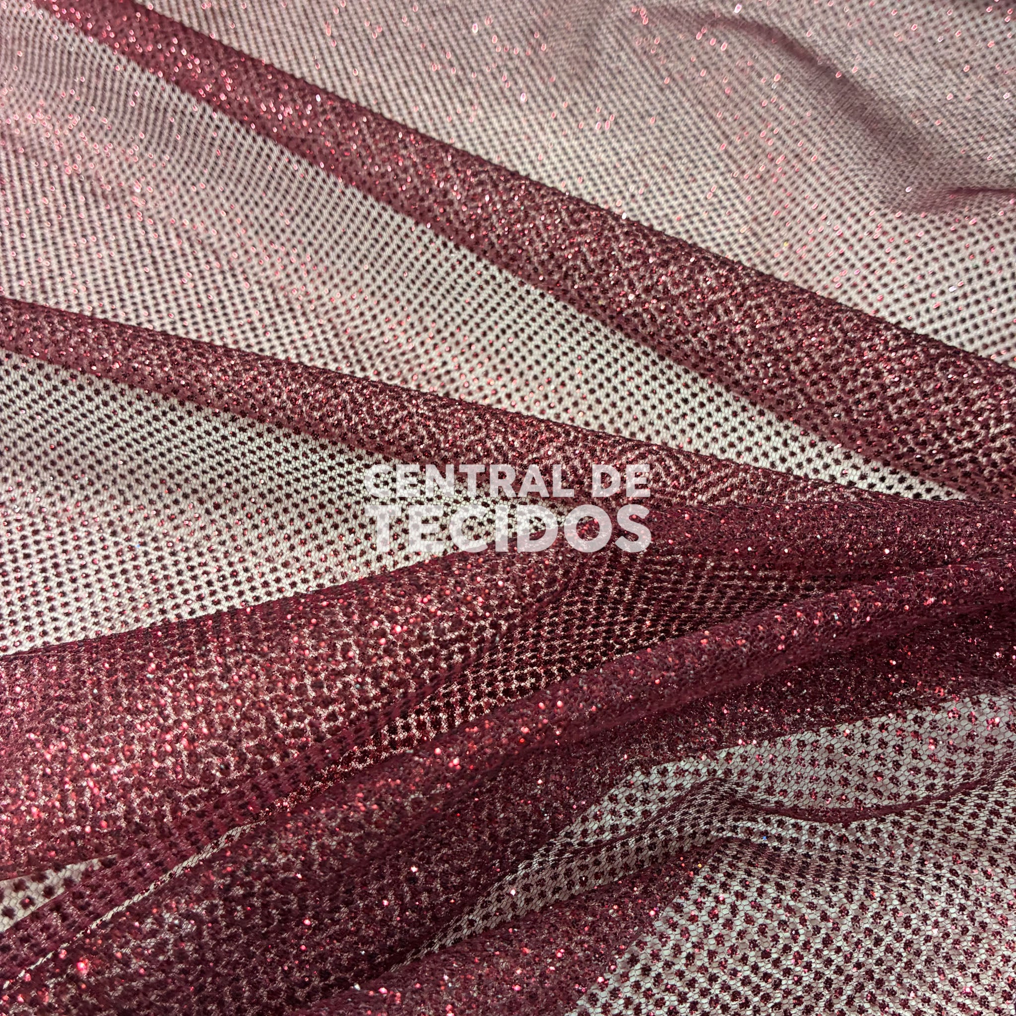 Tule Glitter Firework Bordeaux
