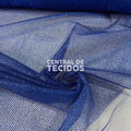 Tule Glitter Firework Azul Royal
