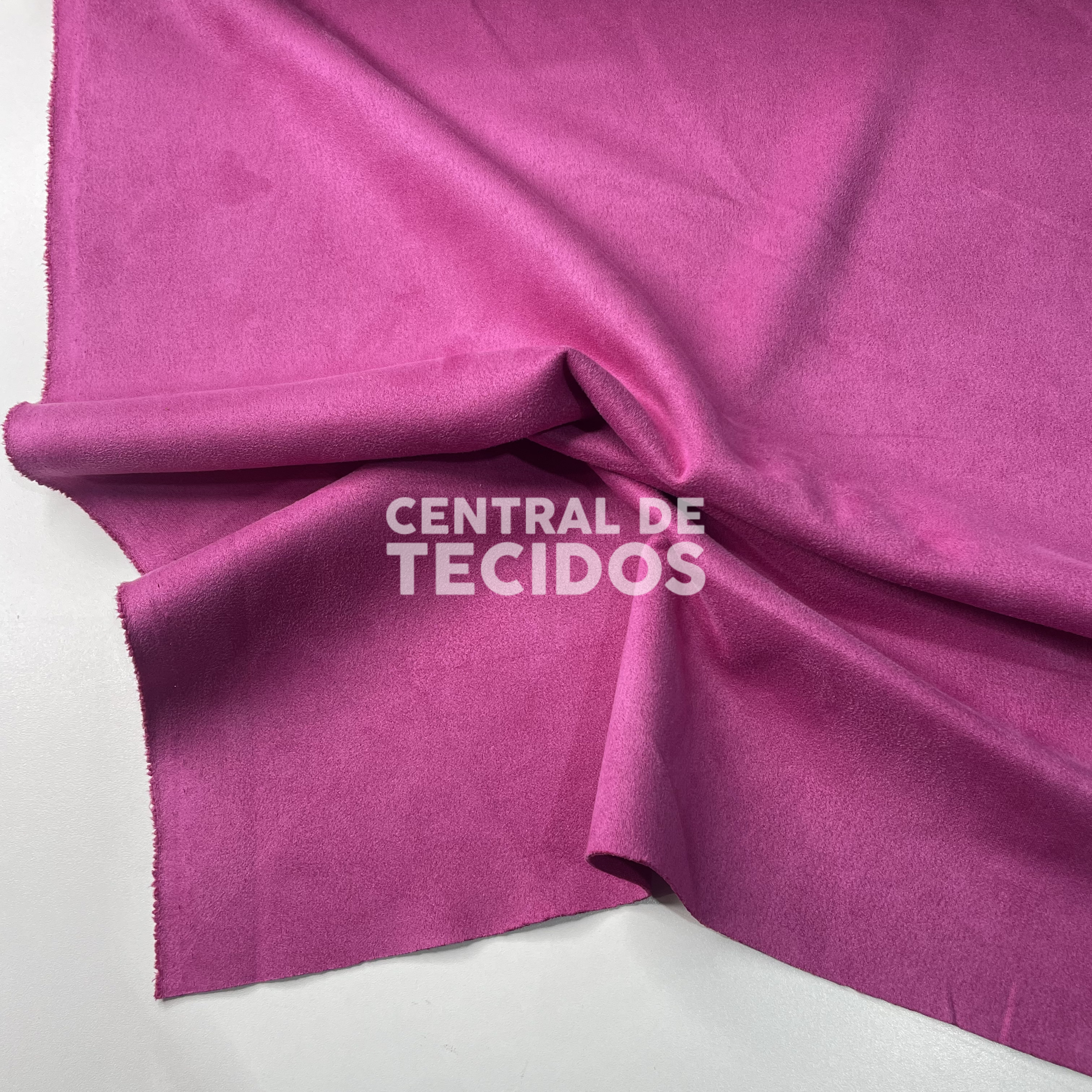 Malha Scuba Suede Rosa
