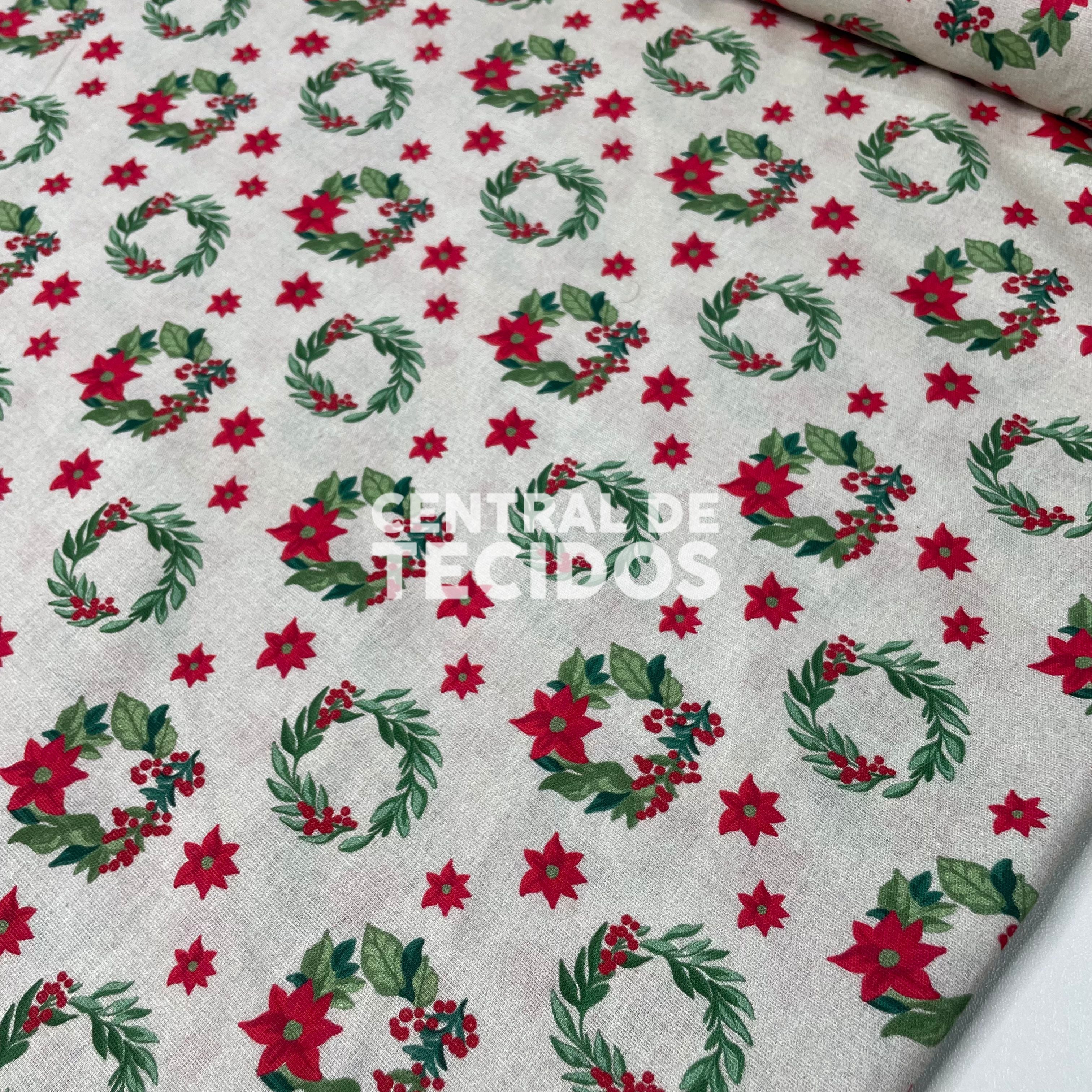 Tricoline Natalino Guirlandas de Natal