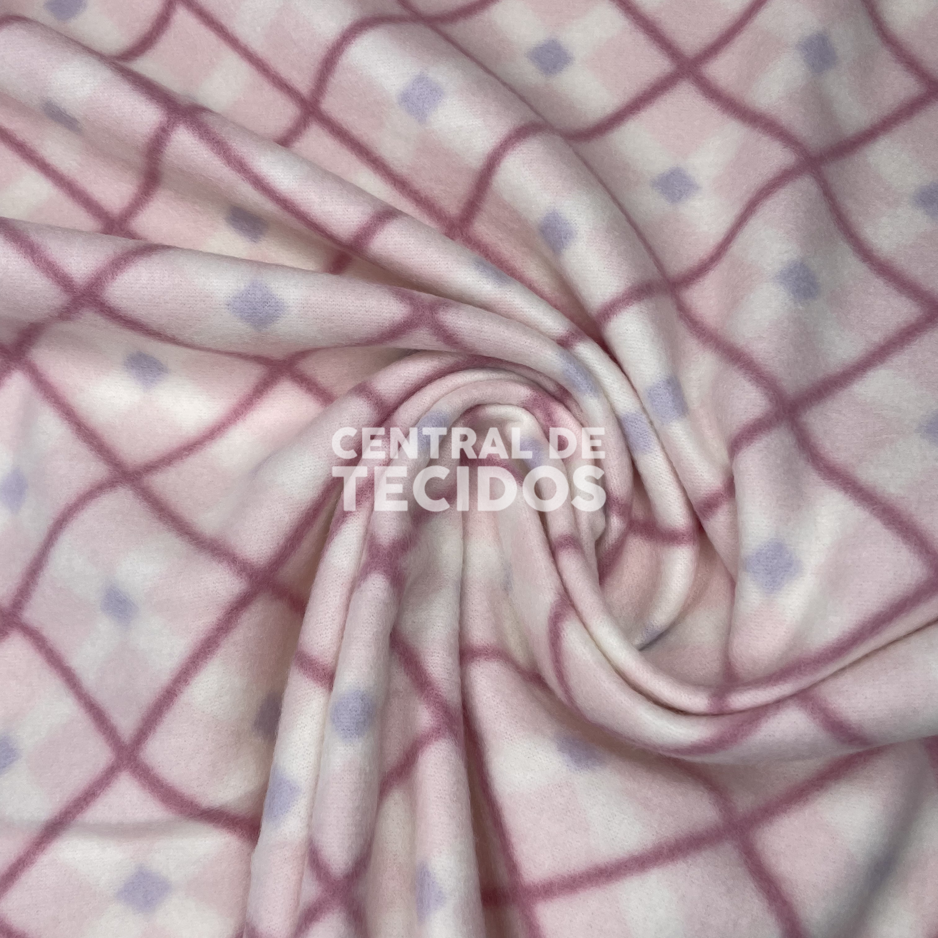 Soft Térmico Xadrez Rosa