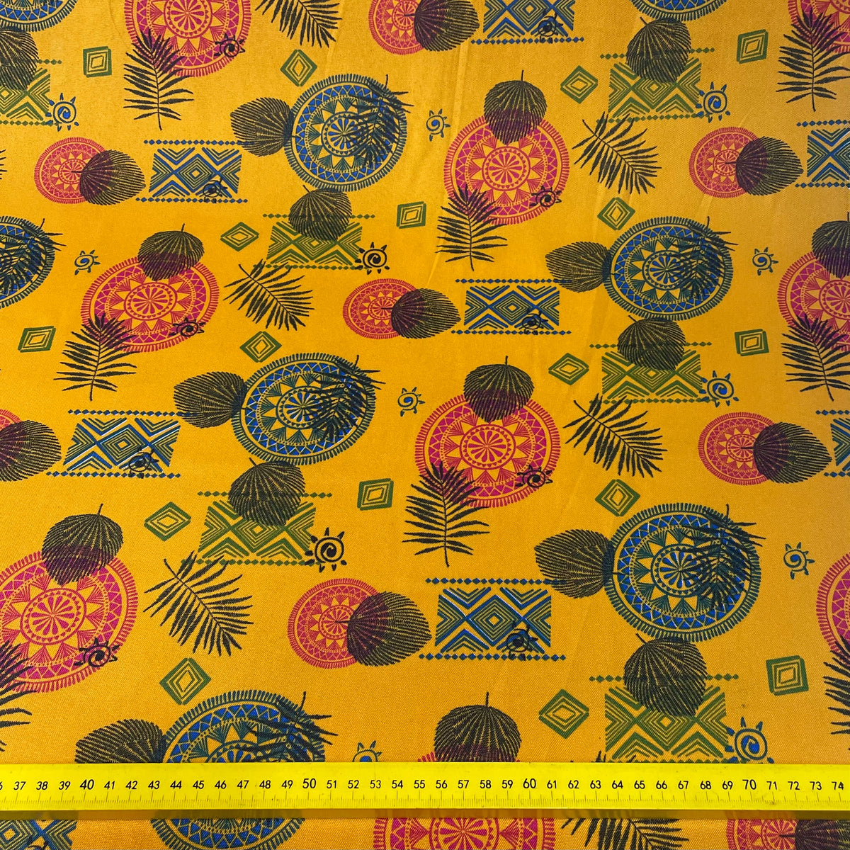 Oxford Afro Axé Fundo Amarelo