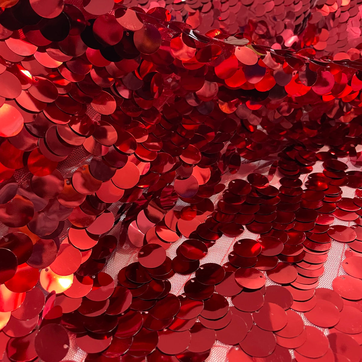 Paetê Majestic Holográfico Vermelho