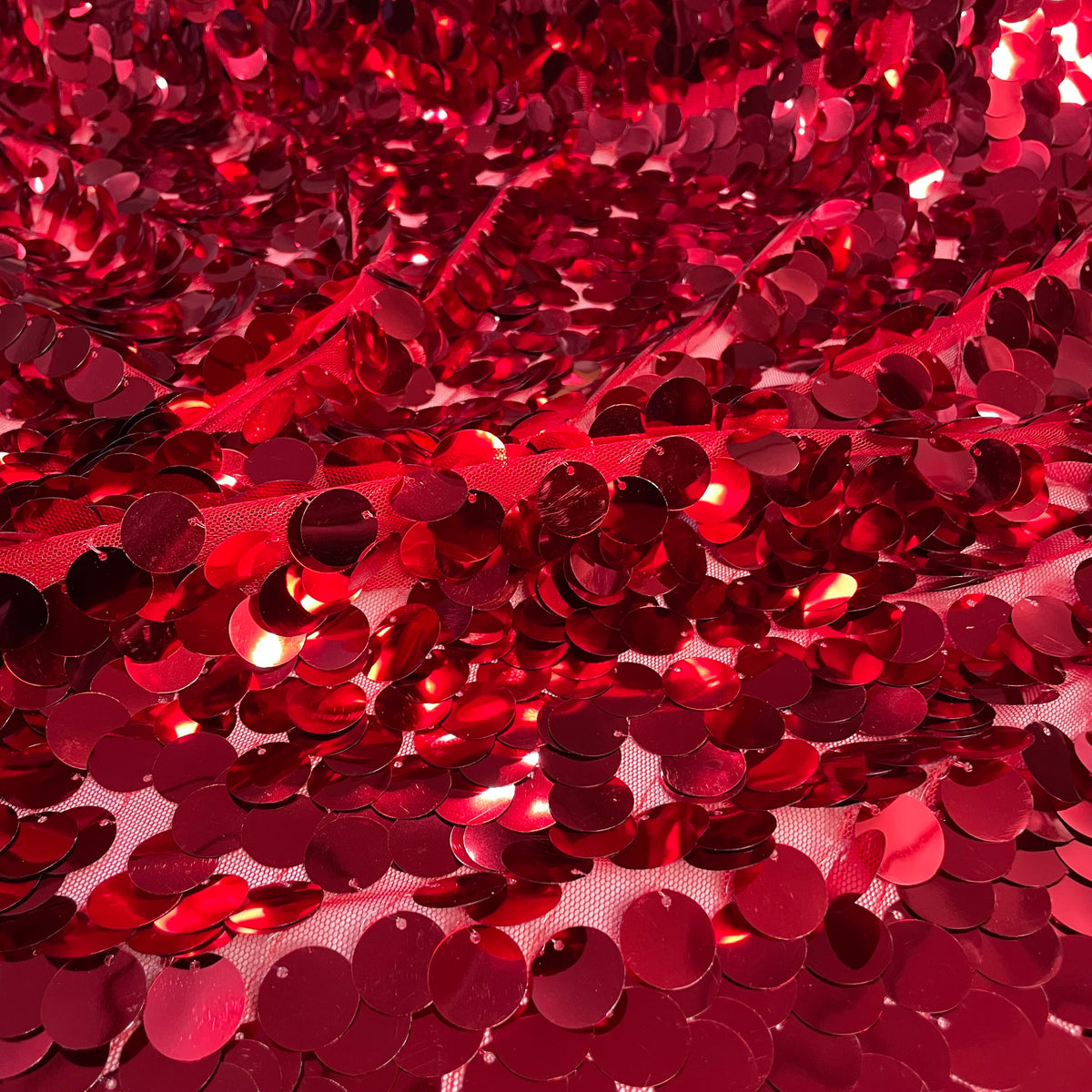 Paetê Majestic Holográfico Vermelho