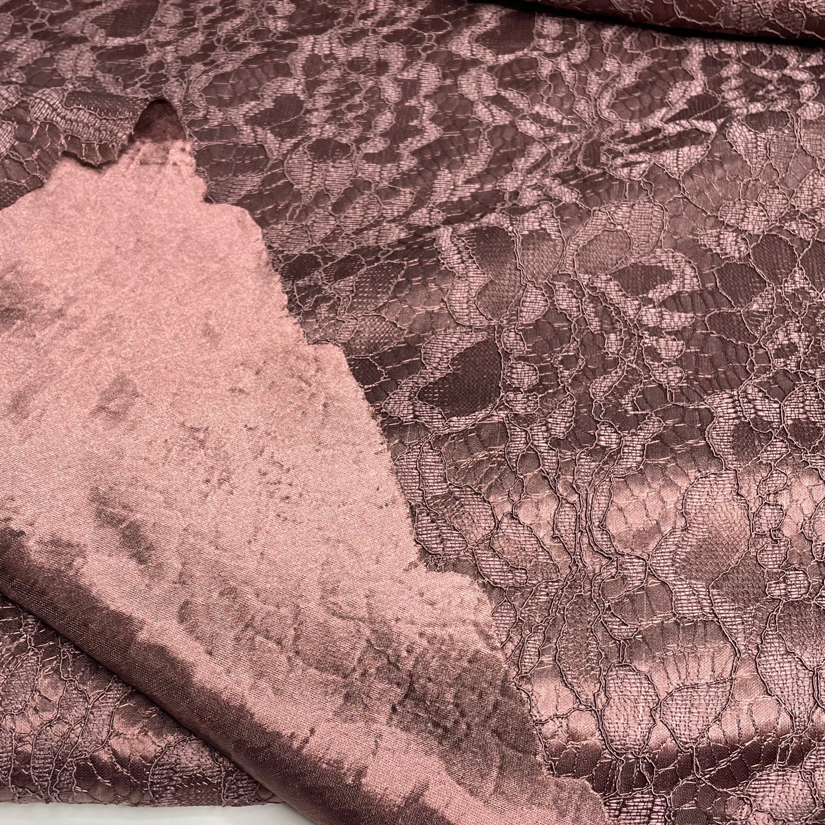 Renda Hope Lace Dublada com Cetim Marrom
