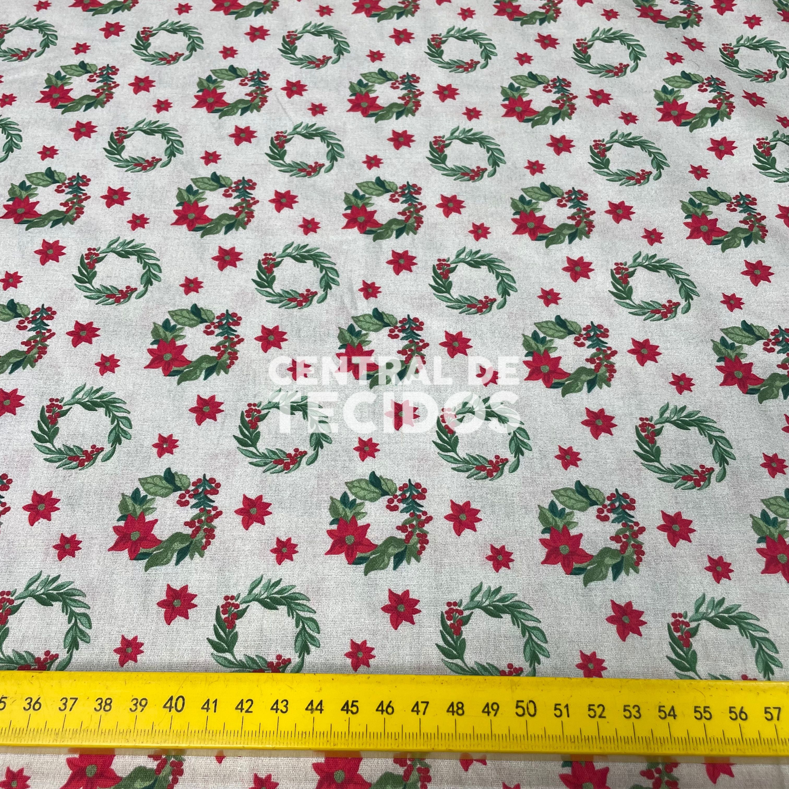Tricoline Natalino Guirlandas de Natal