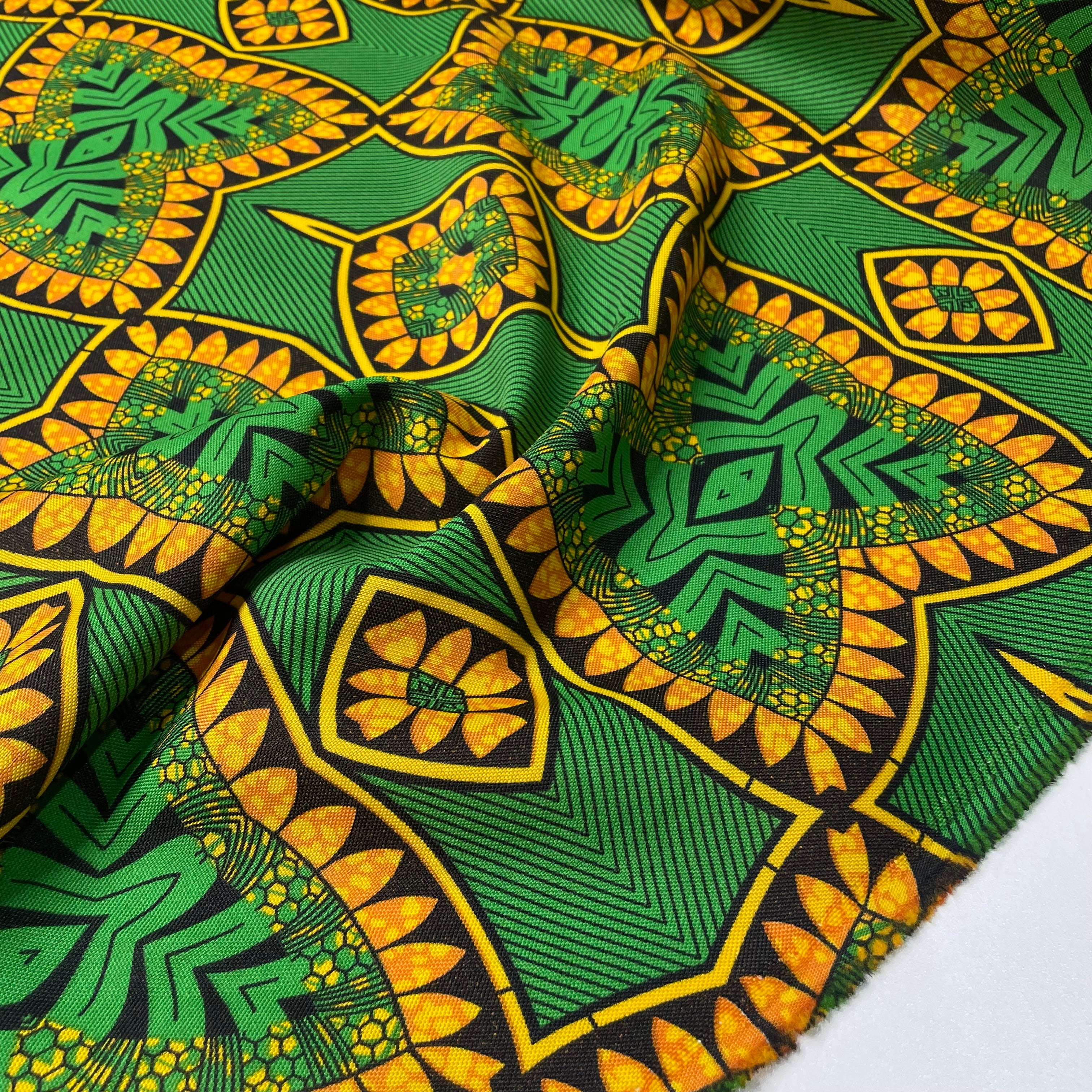 Oxford Étnico Esmeralda Amarelo e Verde