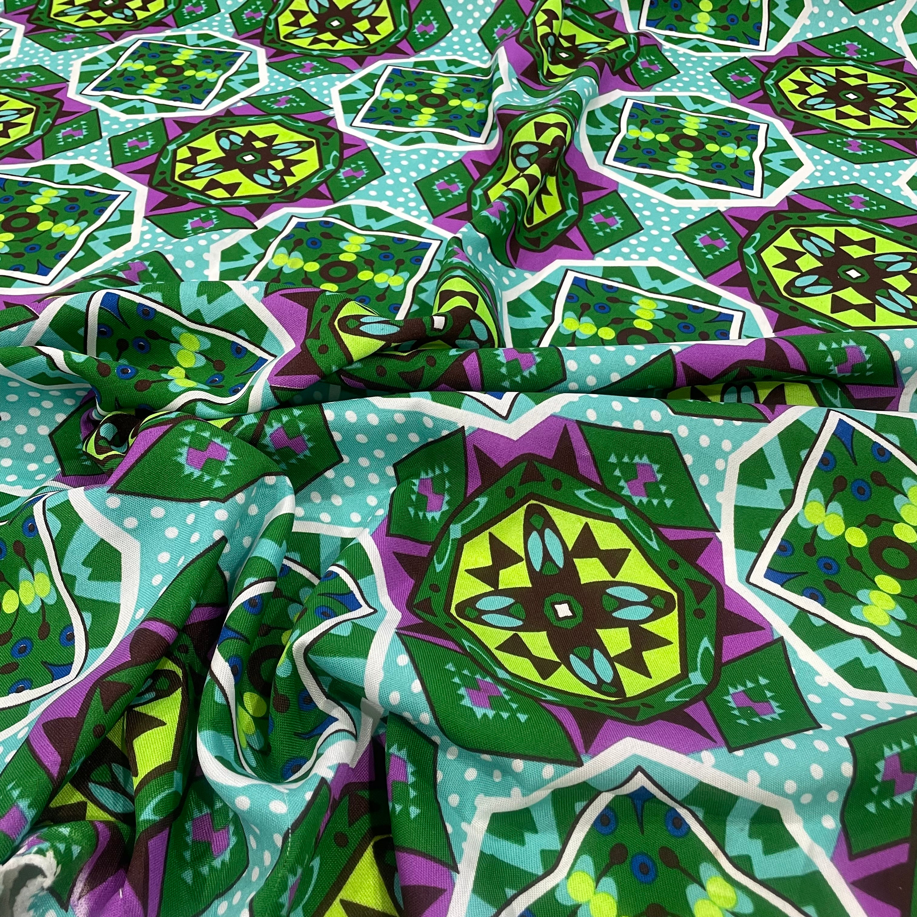 Oxford Étnico Mandala Verde