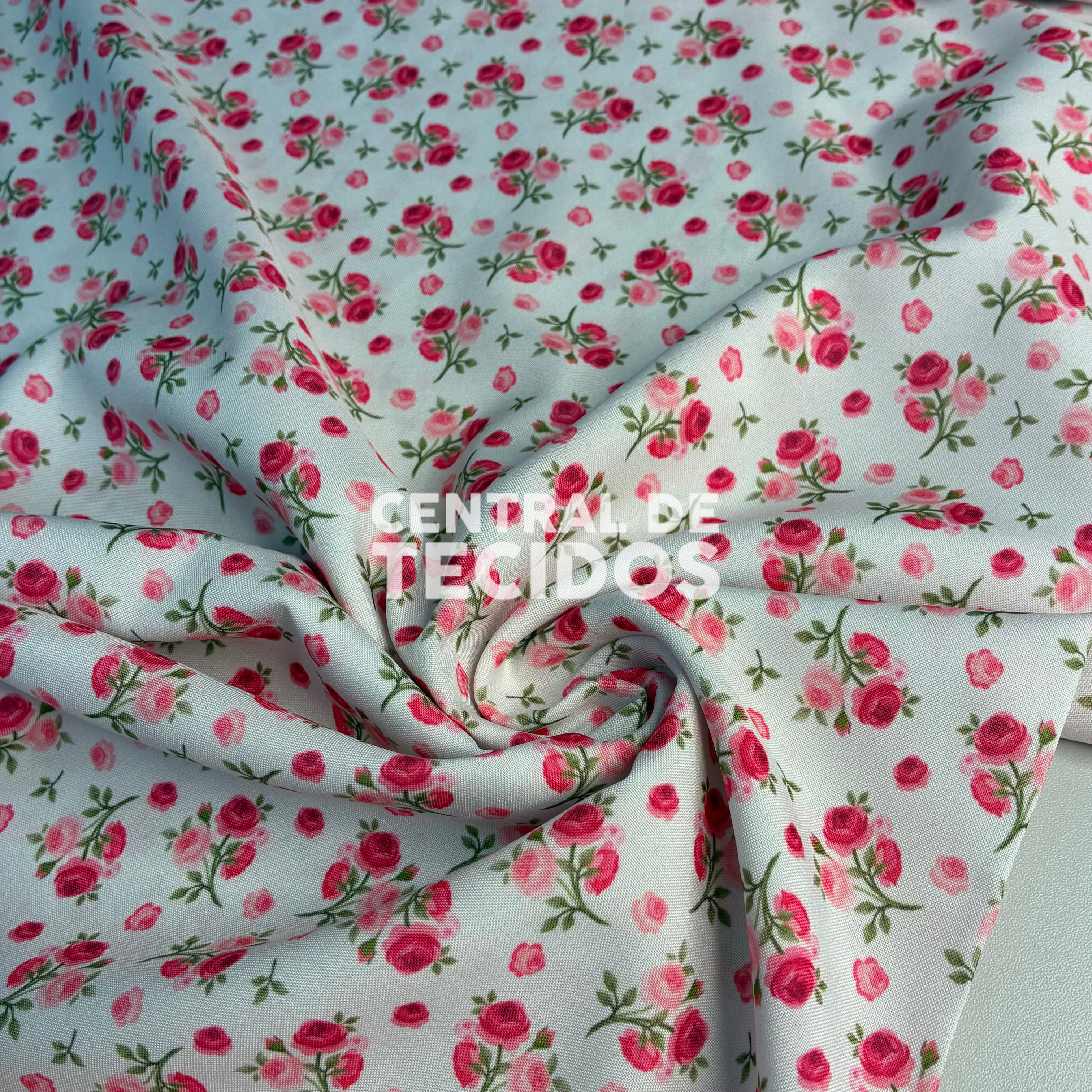 Oxfordine Digital Buquê Rosas Vermelho e Rosa