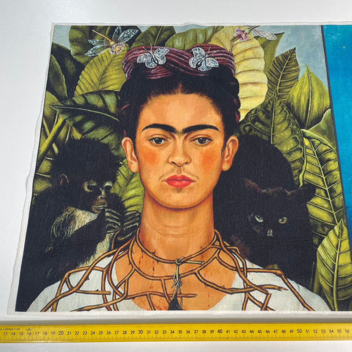 Veludo Suede Digital Frida Kahlo 03 50x50