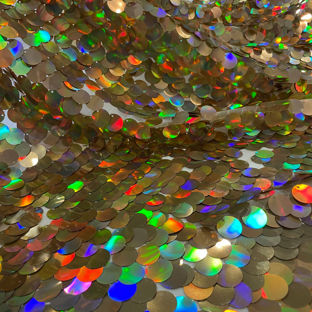 Paetê Majestic Holográfico Dourado