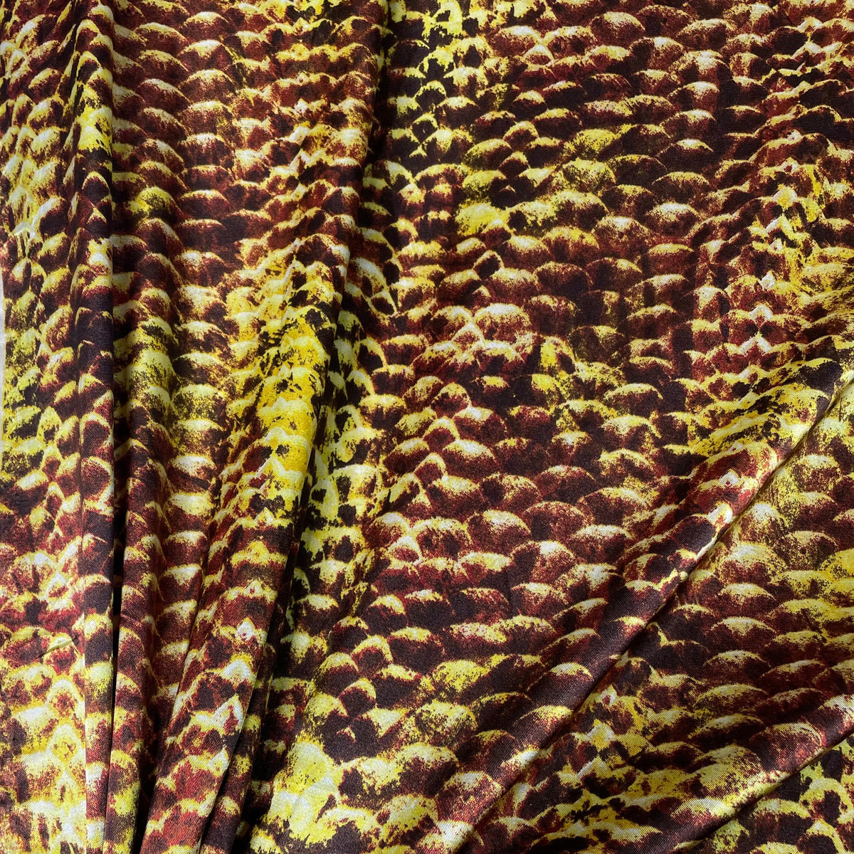 Cetim Estampado Animal Print Gold
