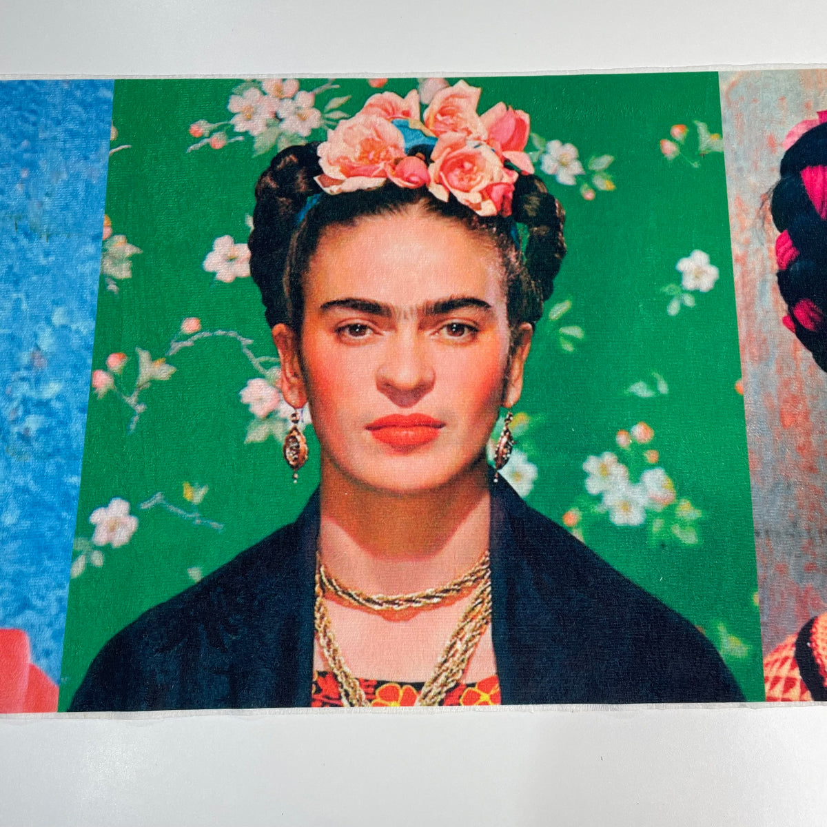 Veludo Suede Digital Frida Kahlo 02 50x50