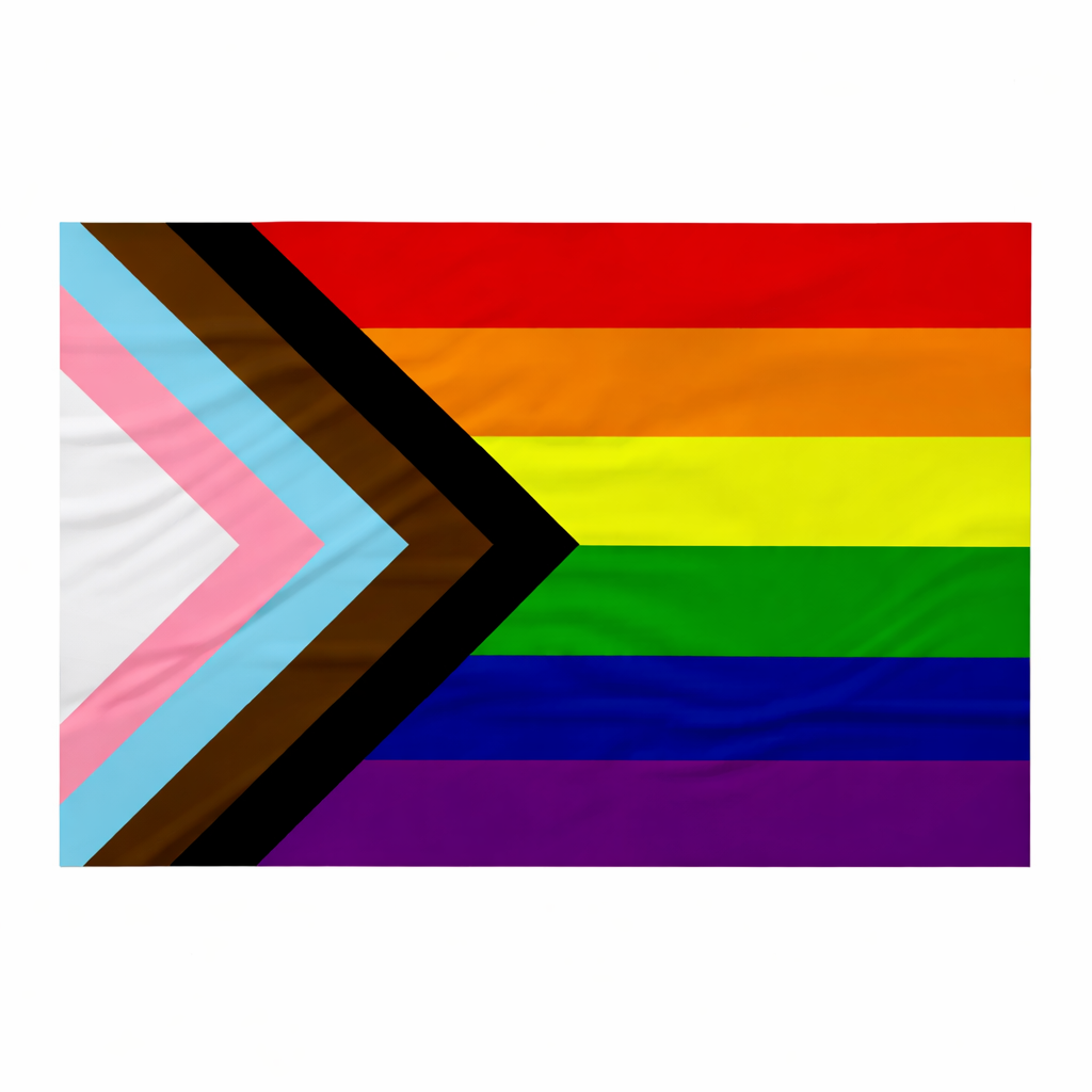Bandeira LGBTQIA+ em Oxford