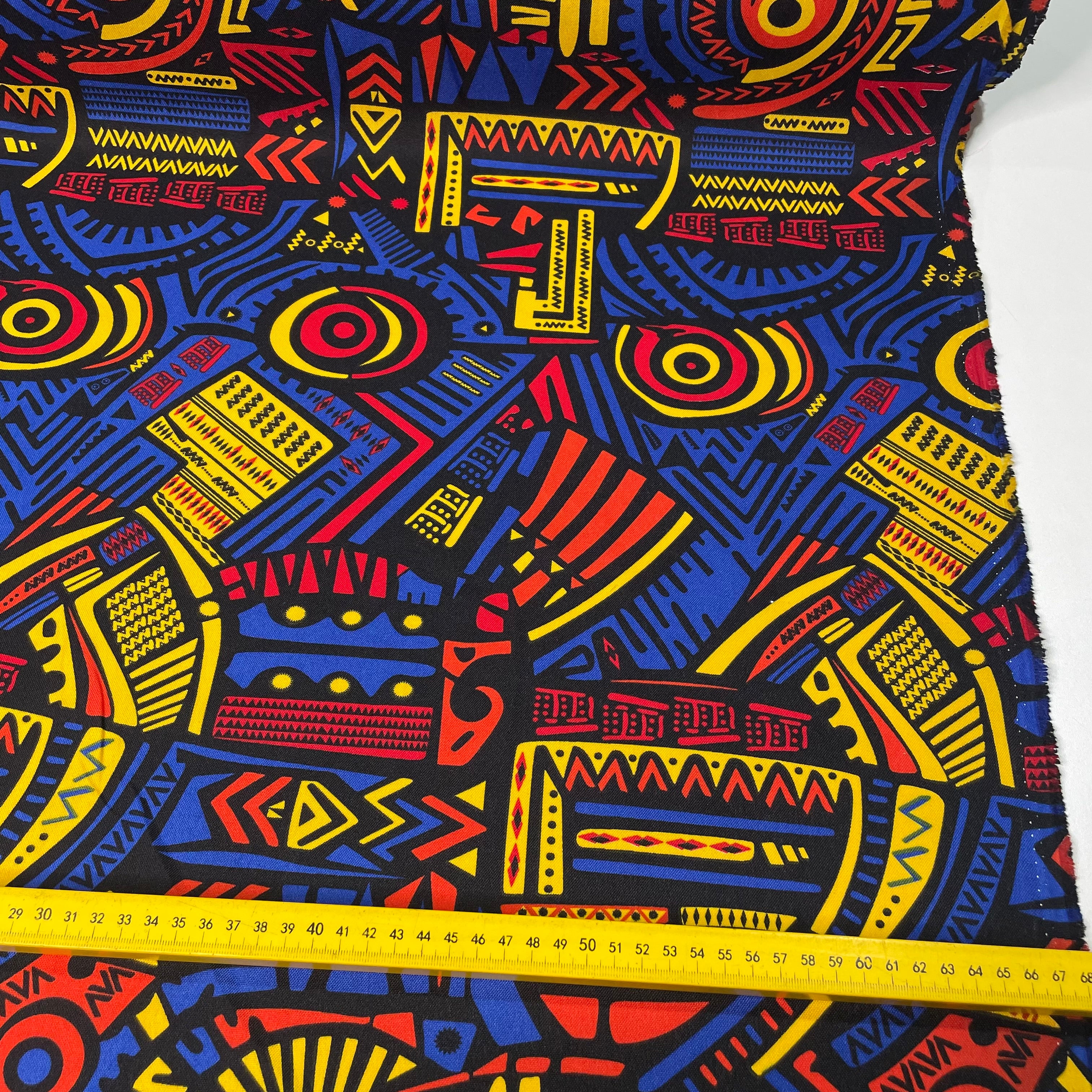 Oxford Étnico Energia Tribal Amarelo e Azul Royal