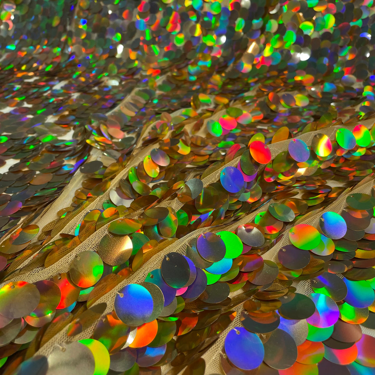 Paetê Majestic Holográfico Dourado