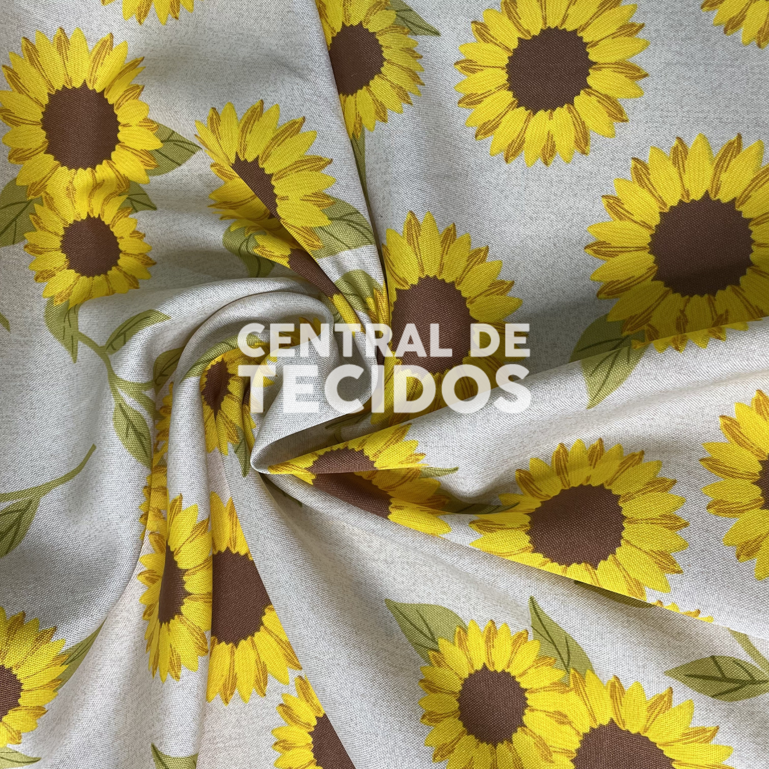 Oxford Girassol Fundo Bege