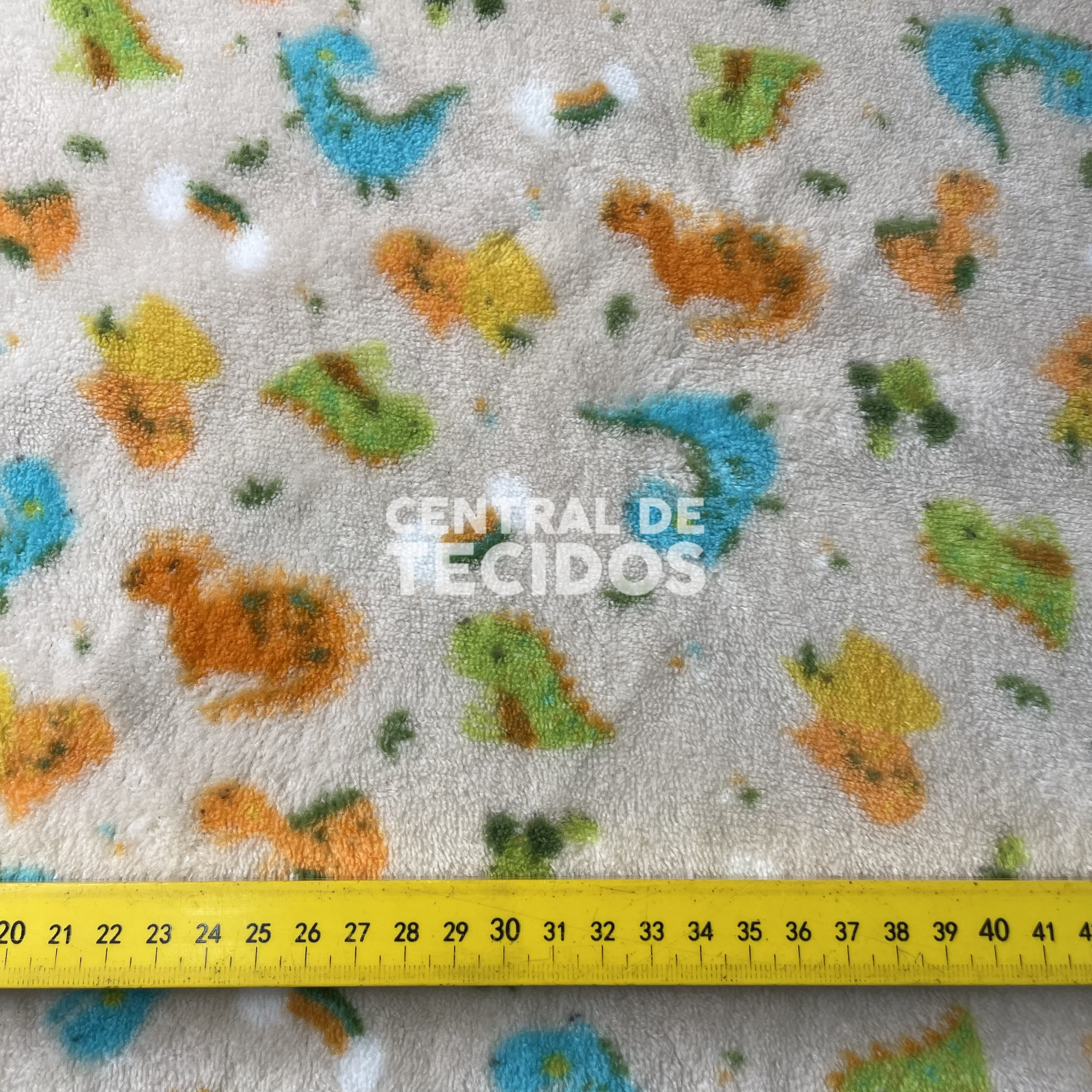 Fleece Térmica Bege Dinossauros