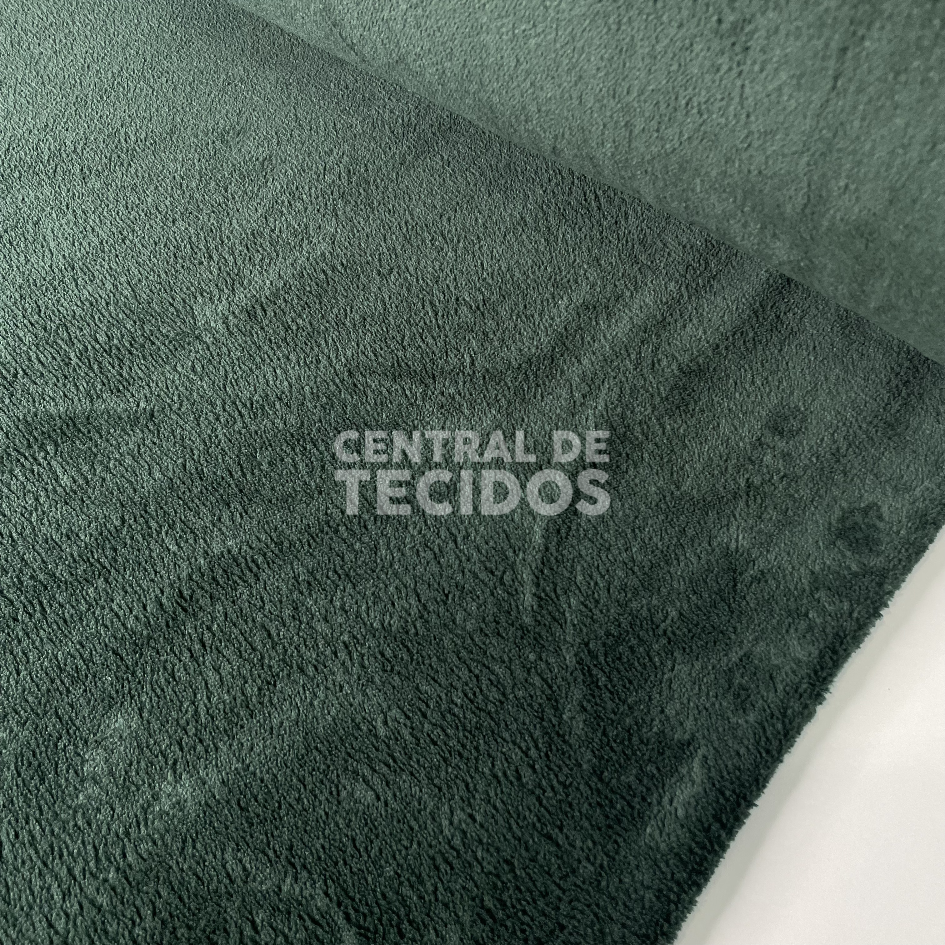 Fleece Liso Verde Esmeralda
